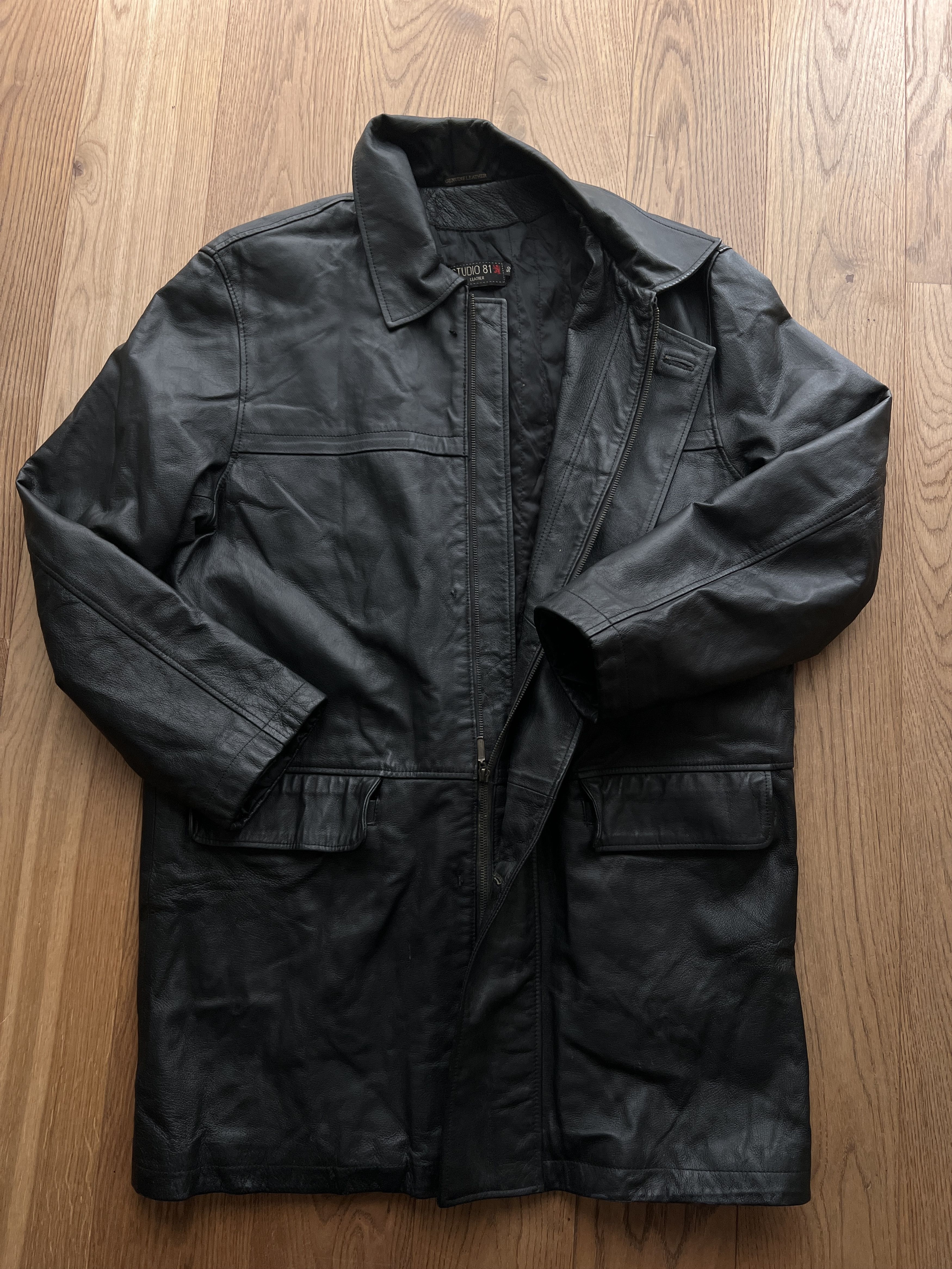 If Six Was Nine 14th Addiction Yohji Yamamoto style leather jacket LGB coat Size US XL / EU 56 / 4 - 8 Thumbnail