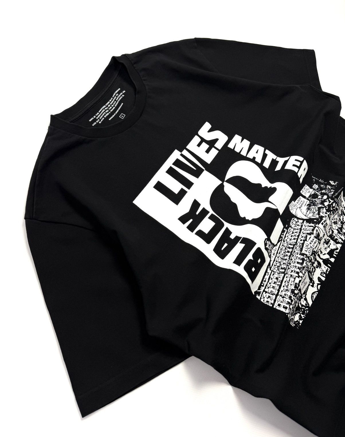 Daily Paper Black Lives Matter Amsterdam Graphic Tee Streetwear Rare Y2K Size US L / EU 52-54 / 3 - 7 Thumbnail