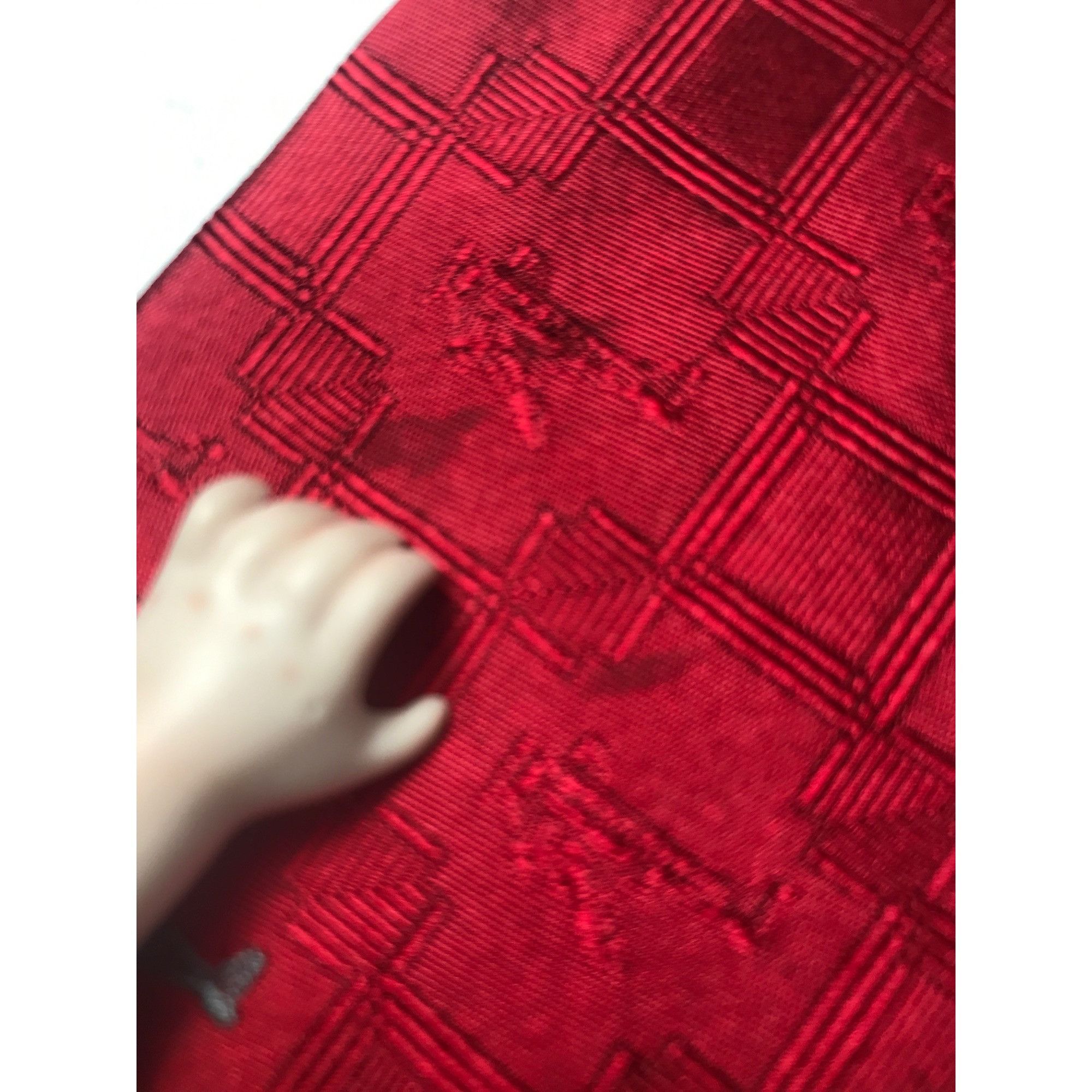 Other Düsseldorf International Reine Seide Red With Airplanes Tie Size ONE SIZE - 6 Thumbnail