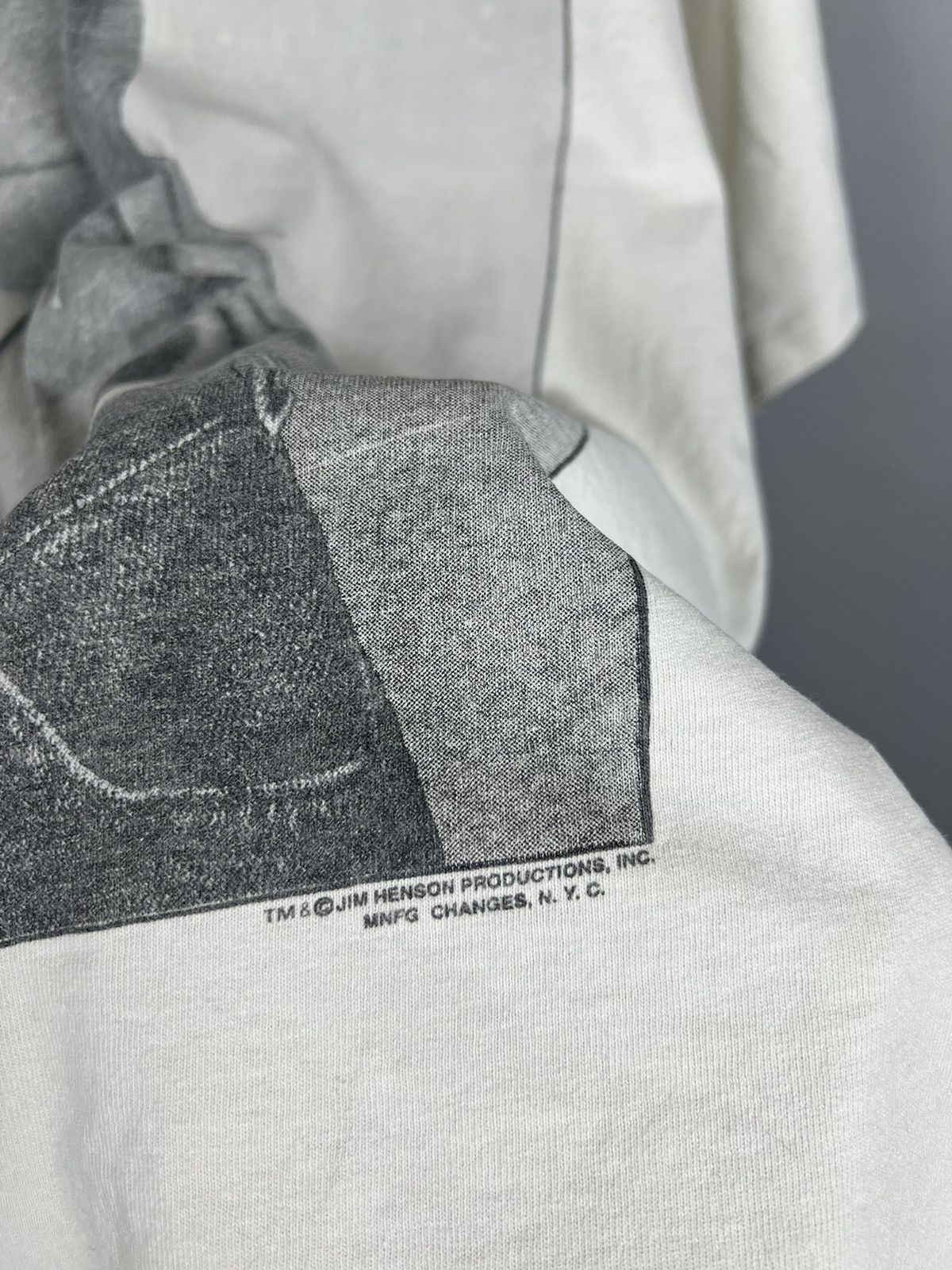 Changes XL Vintage 90s White Kermit Clein Under Where Frog Tee RARE Size US XL / EU 56 / 4 - 5 Thumbnail