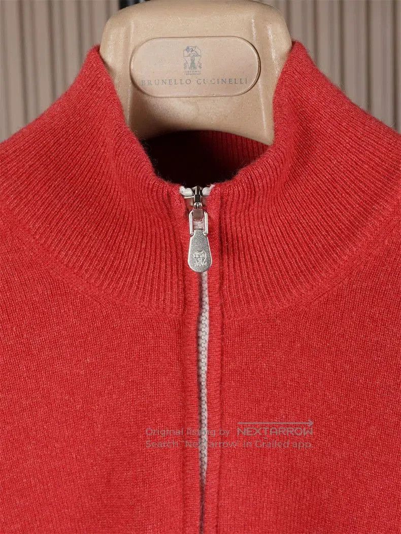 Brunello Cucinelli Brunello Cucinelli Men's Cashmere Sweater. Size US S / EU 44-46 / 1 - 2 Thumbnail