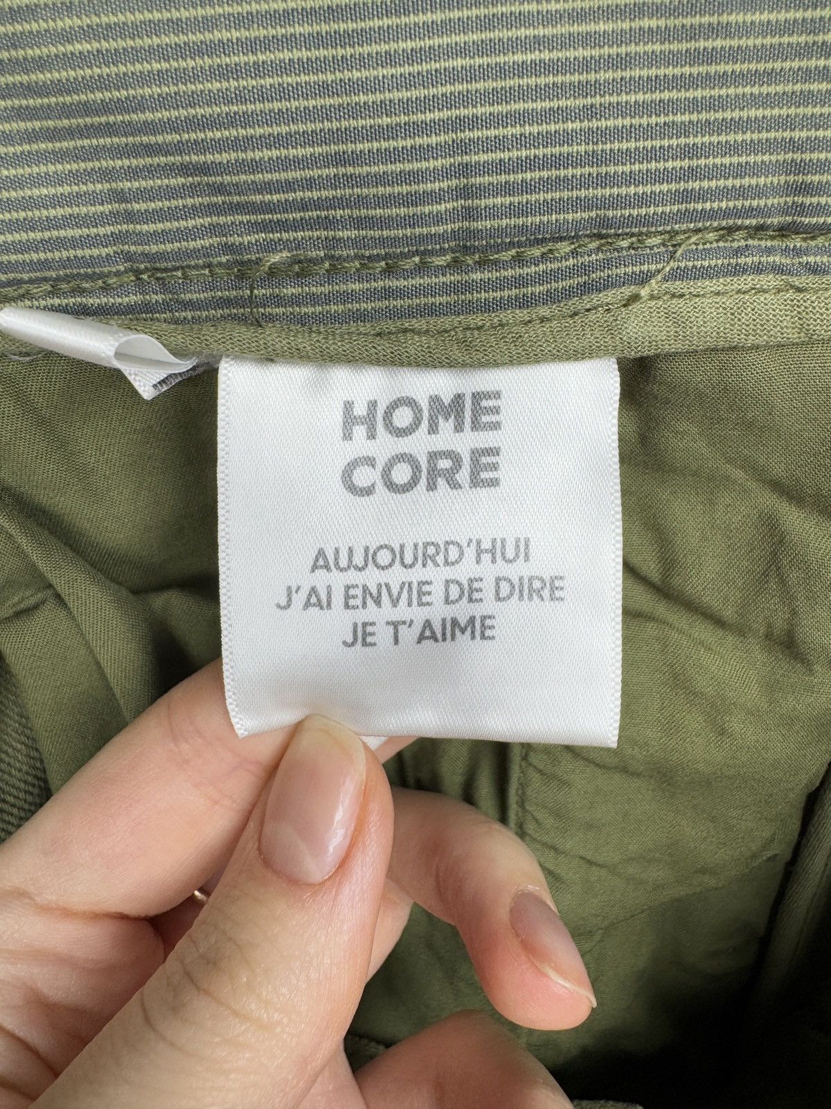 Homecore Homecore khaki green cotton chino pants size 33 Size US 33 - 8 Thumbnail
