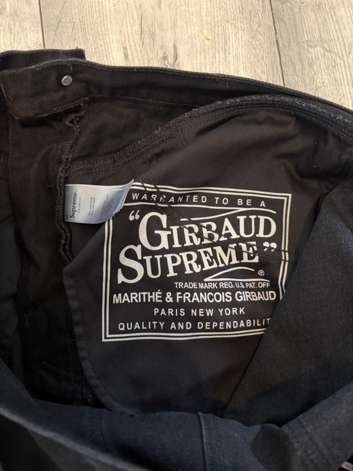 Supreme Supreme x Marithe + Francois Girbaud X-Seam Baggy Jean Black Size US 32 / EU 48 - 9 Thumbnail