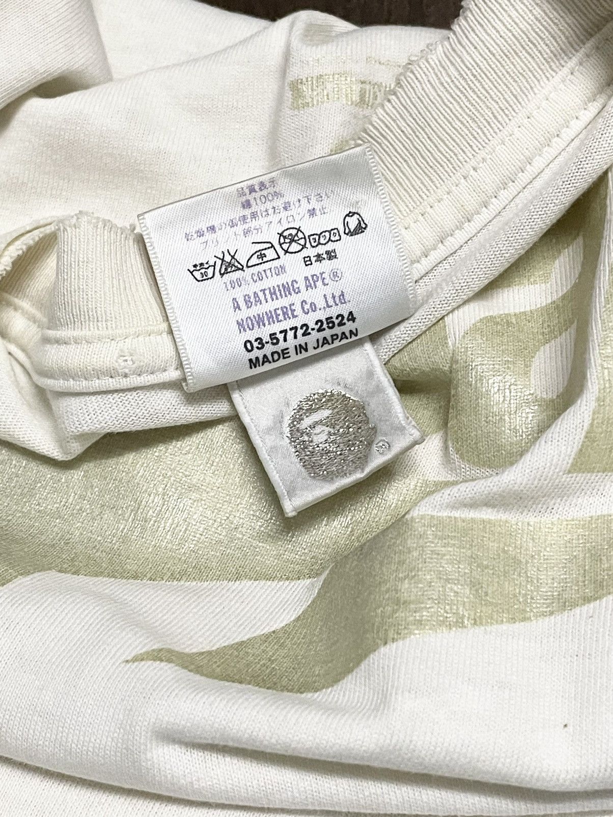 Bape Vintage Designer Bape Star Iconic Single Stitch Distressed Size US M / EU 48-50 / 2 - 13 Thumbnail