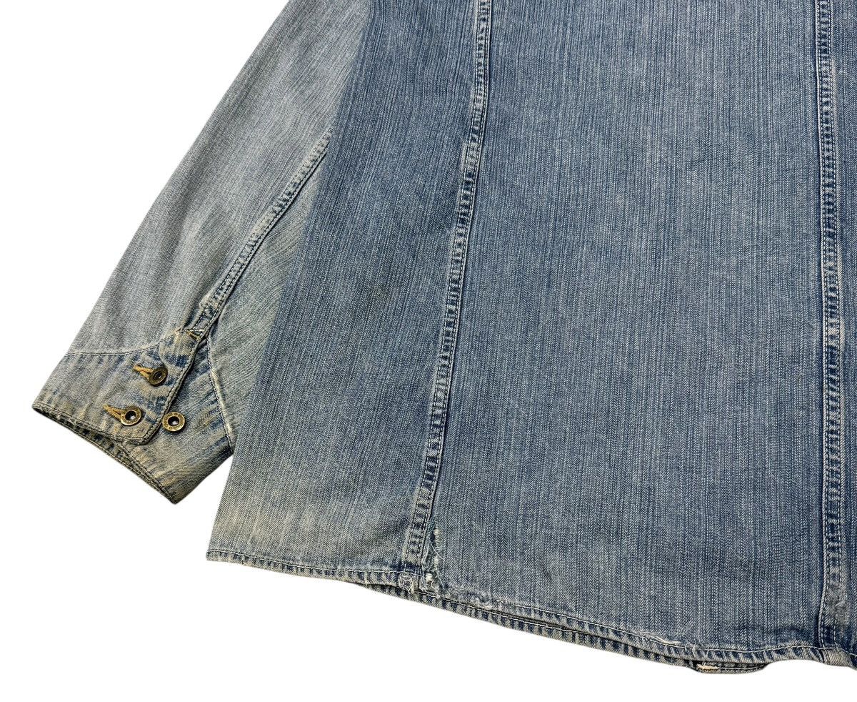 Edwin Vintage Edwin Chore Worker Distressed Denim Jacket Size US M / EU 48-50 / 2 - 16 Thumbnail