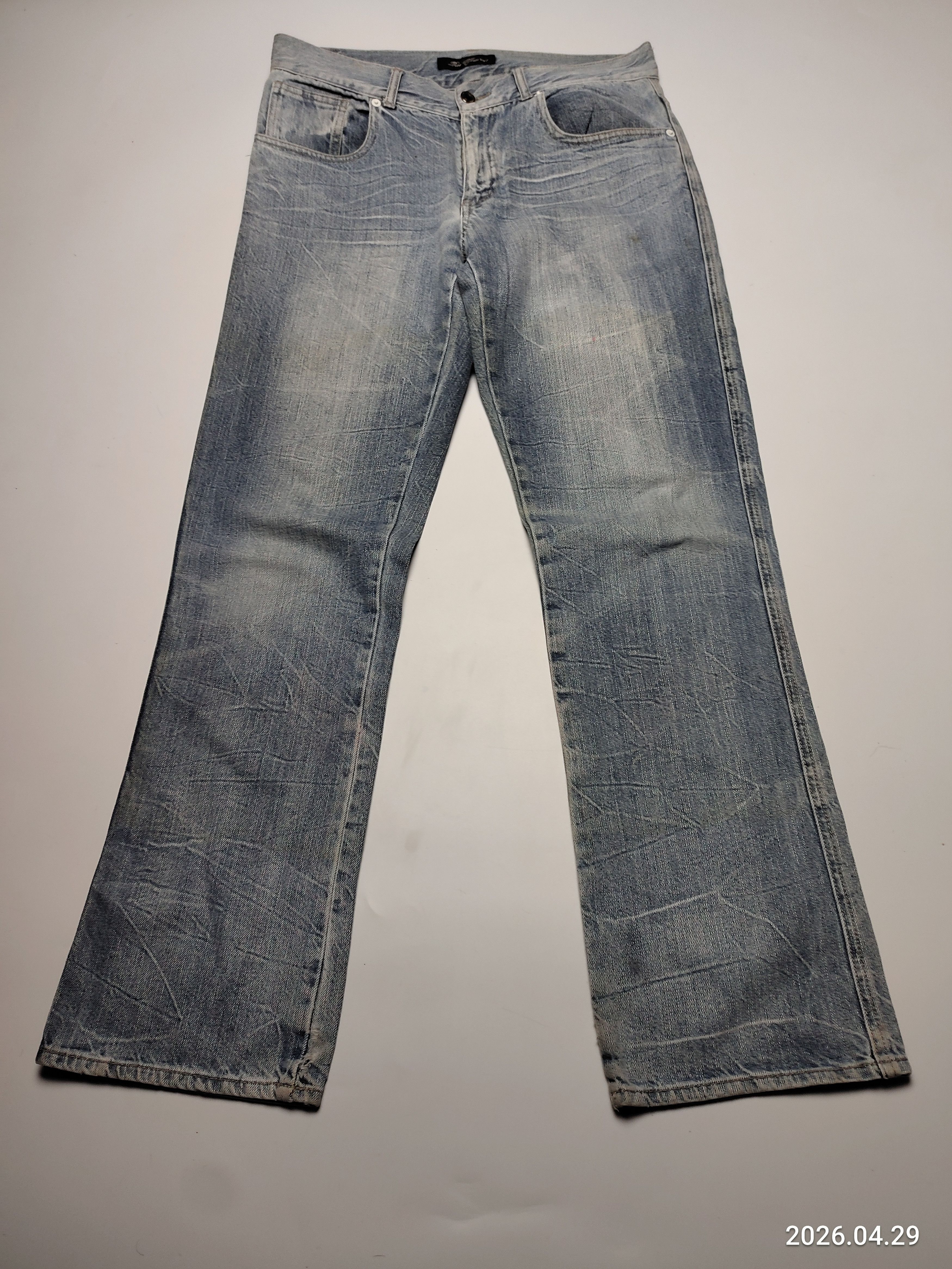 Japanese Brand Vintage Japanese Root Three denim pants Size US 30 / EU 46 - 2 Thumbnail
