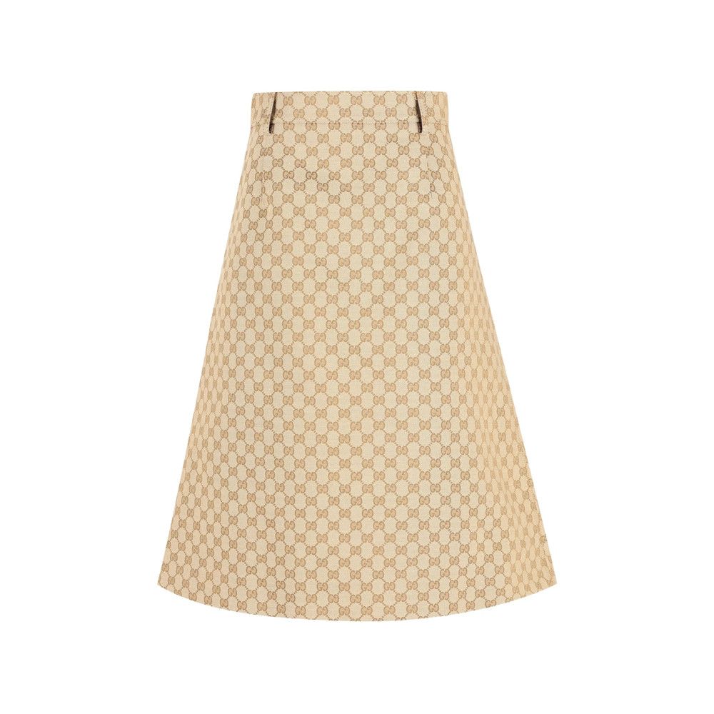 Gucci Gucci NEUTRALS Skirts - A-Line Skirts Size 27" / US 4 / IT 40 - 1 Thumbnail