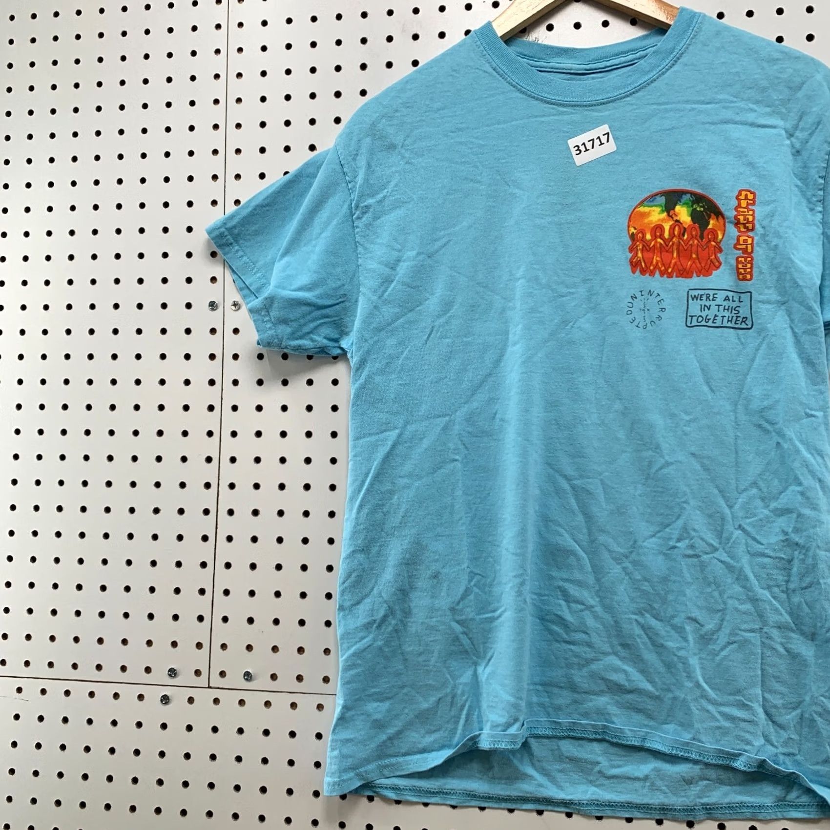 Travis Scott Travis Scott Cactus Jack x Lebron James Uninterrupted Class Of 2020 Men M 19x27 T-Shirt Blue Mens Size US M / EU 48-50 / 2 - 4 Thumbnail