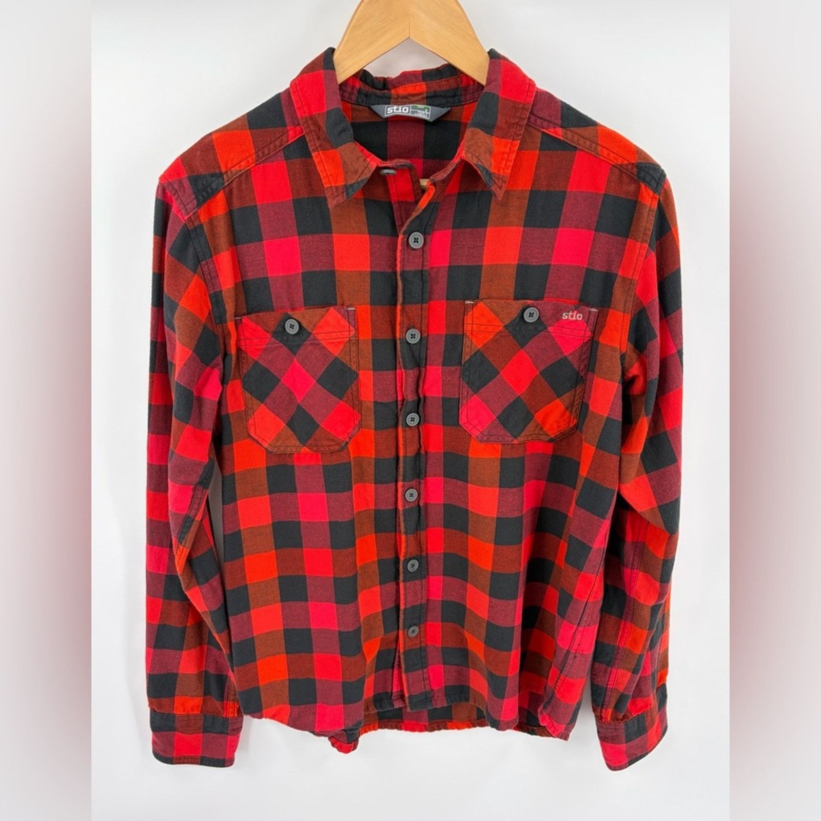Stio Stio men’s Milter stretch buffalo plaid flannel shirt size S Size US S / EU 44-46 / 1 - 1 Thumbnail