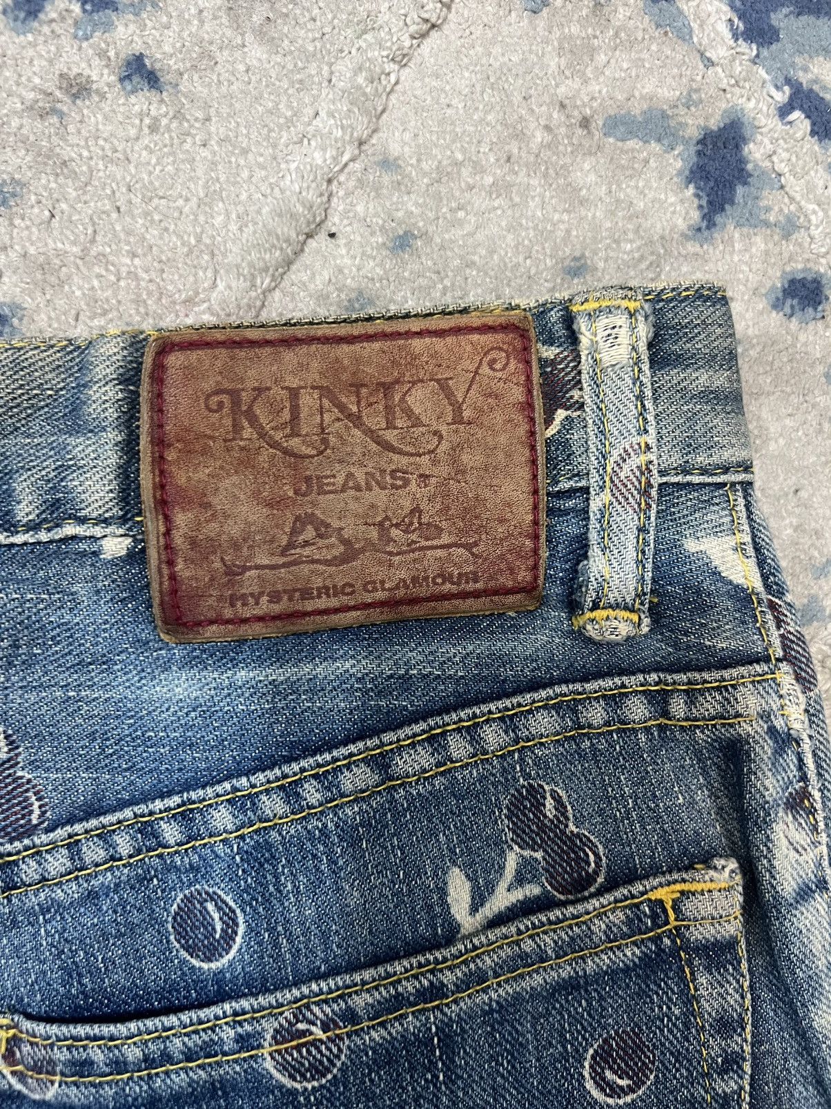 Hysteric Glamour vintage Hysteric Glamour "Kinky" cherry monogram jeans Size US 30 / EU 46 - 10 Thumbnail