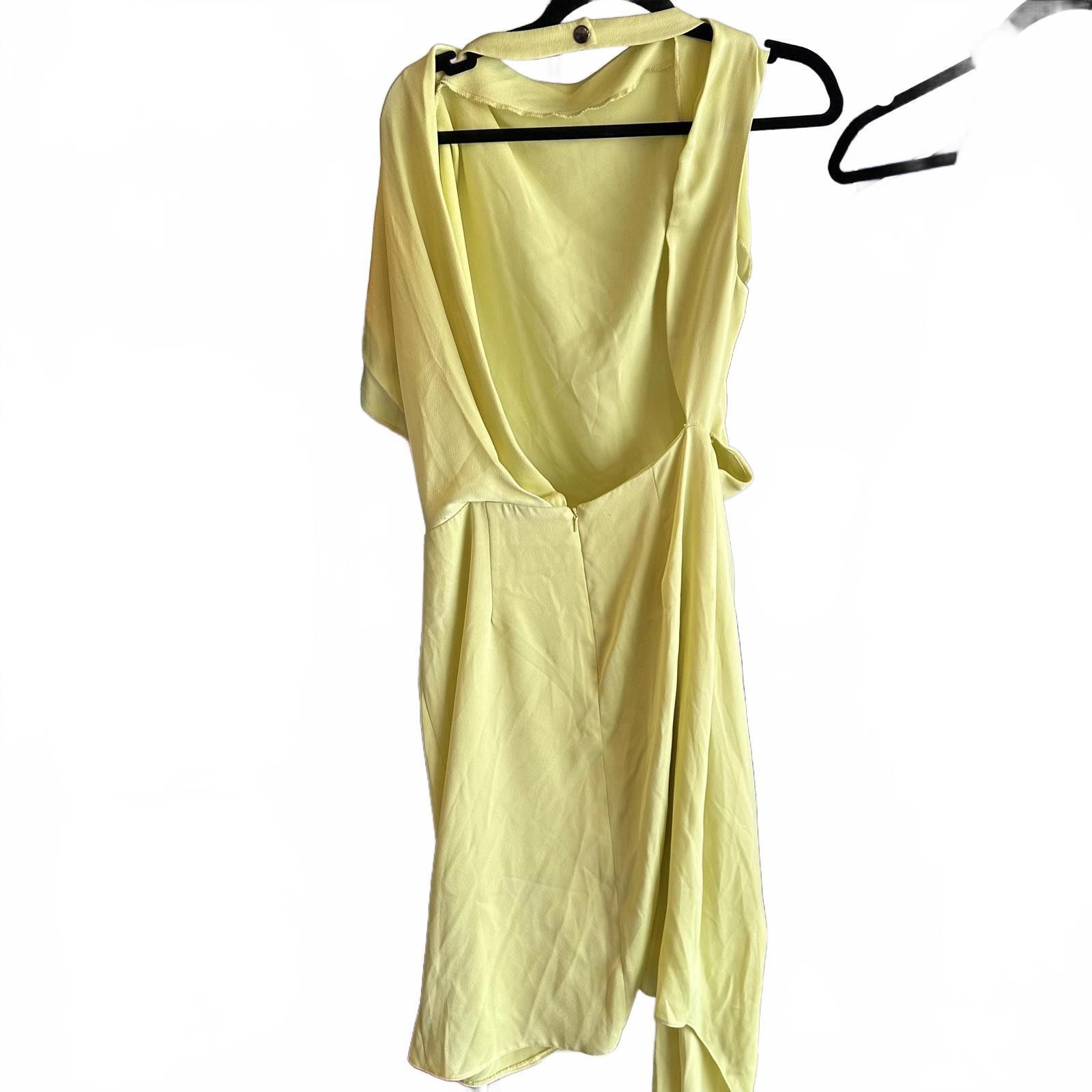 Asos ASOS Stylish Lemon Yellow Dress - Soed Collection Size M / US 6-8 / IT 42-44 - 2 Thumbnail