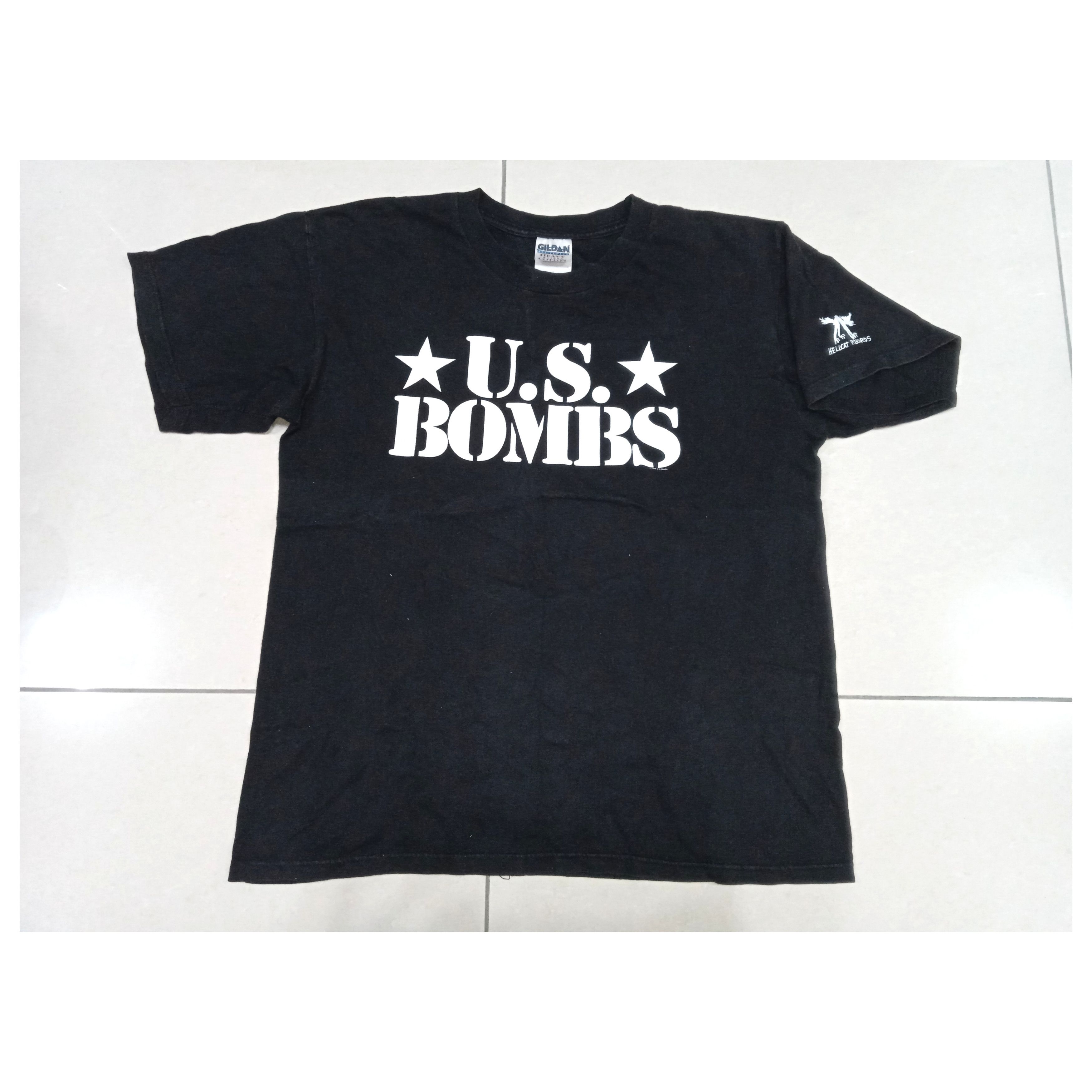 Band Tees Vintage 90s U.S. Bombs 1998 Hellcat Records T Shirt Punk Size US L / EU 52-54 / 3 - 1 Thumbnail
