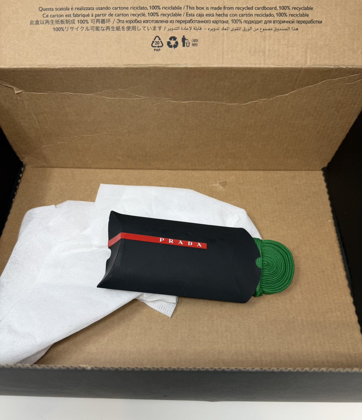 Prada Prada Americas Cup Rubber Sneaker Green Size US 11 / EU 44 - 9 Thumbnail