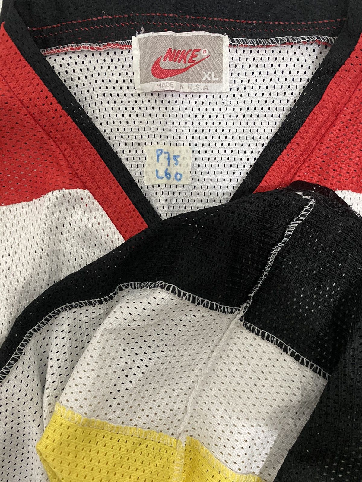 Nike 1990’s Bootleg Vintage Nike Leather patch Jersey Size US XXL / EU 58 / 5 - 6 Thumbnail