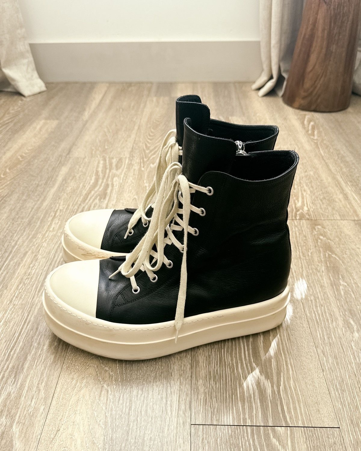Rick Owens Rick Owens Black Temple Mega Bumper Sneaker Size EU 44 US 11 Size US 11 / EU 44 - 4 Thumbnail