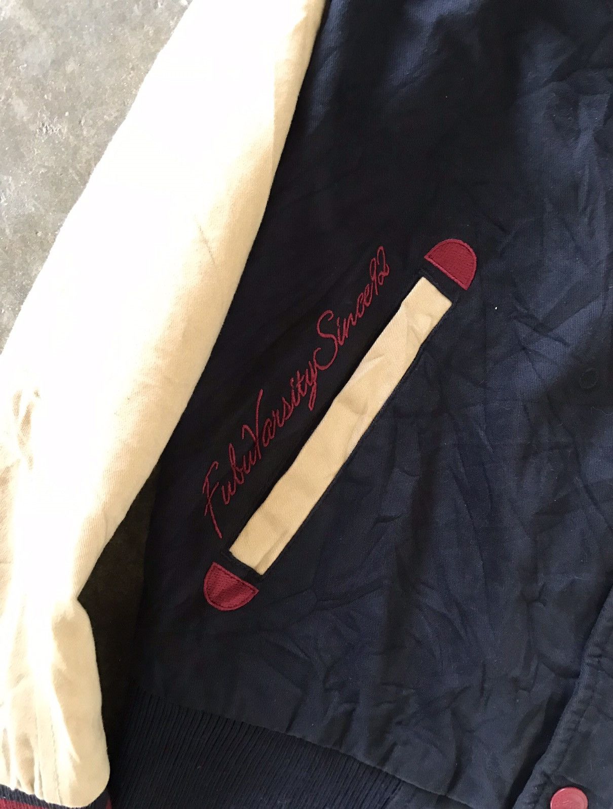 Fubu × Vintage Vintage Faded Fubu Varsity Genuine Article 1992 Size US M / EU 48-50 / 2 - 13 Thumbnail