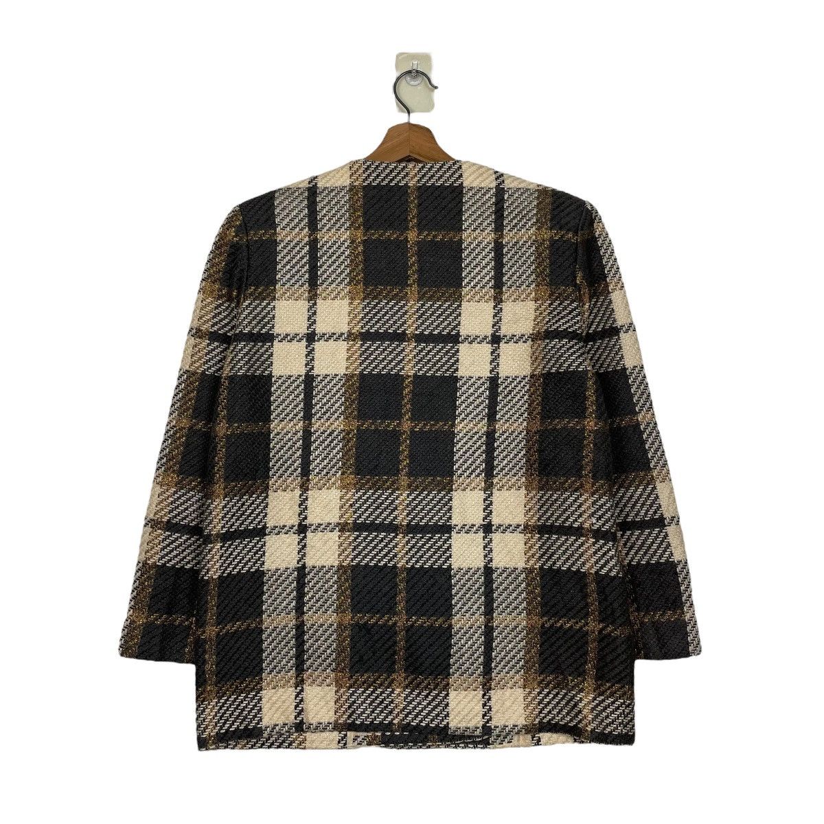 Bruno Piattelli Bruno Piattelli Double Breasted Tartan Jacket Size M / US 6-8 / IT 42-44 - 7 Thumbnail