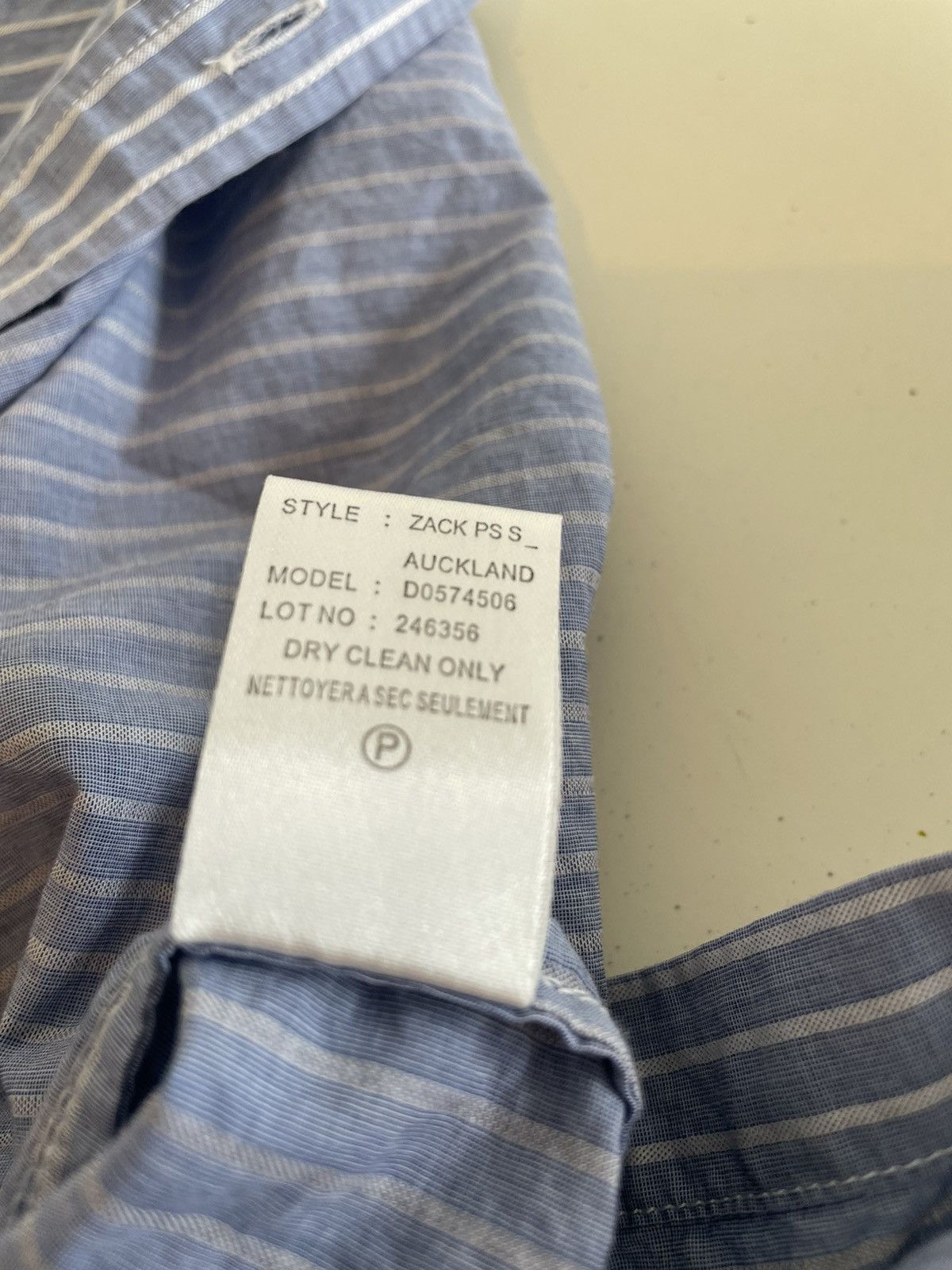 Theory Theory Striped Shirt Size US M / EU 48-50 / 2 - 4 Thumbnail