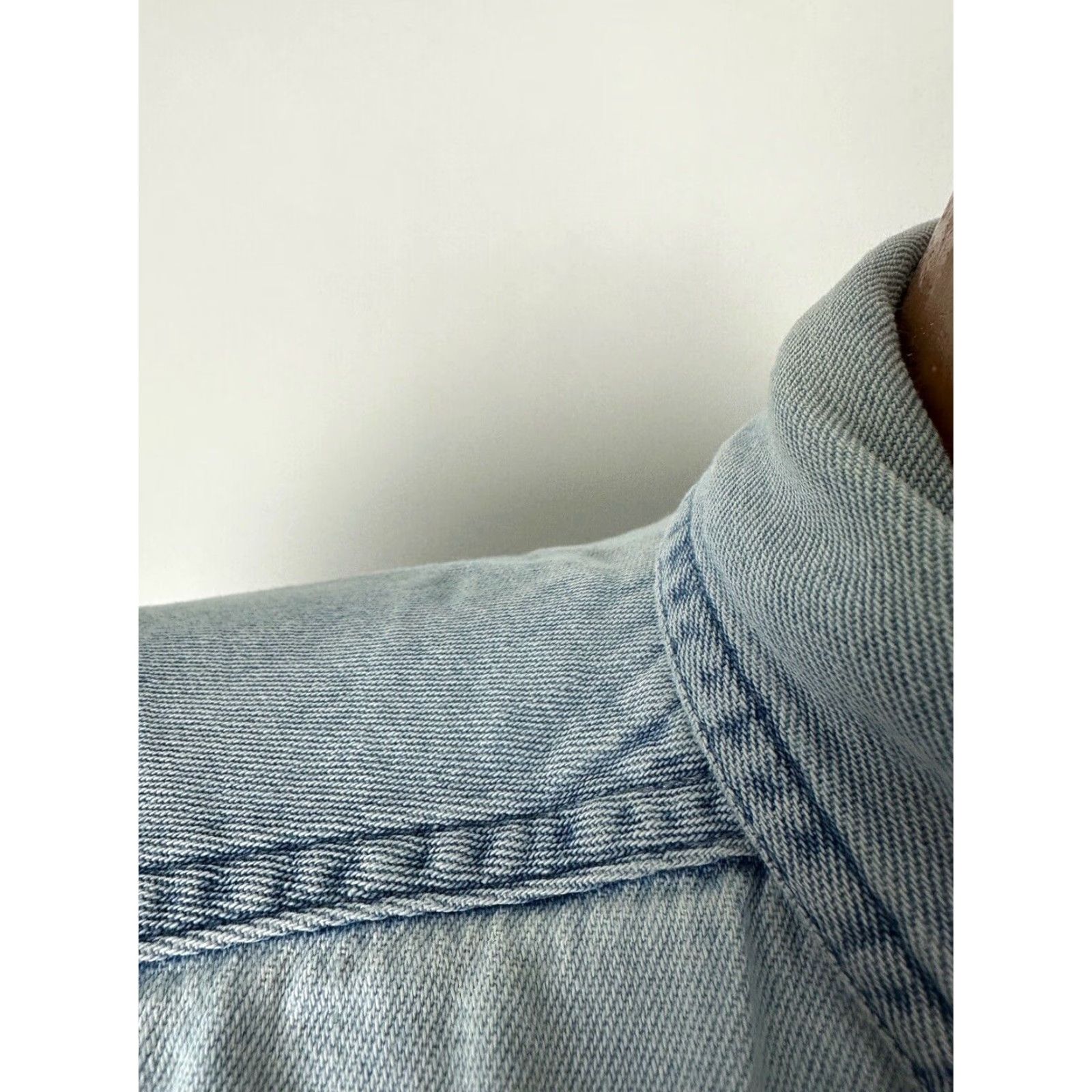 Vintage VINTAGE 90s Cactus Denim Shirt Men Medium Long Sleeve Blue Button-Up Grunge Hipster Size US M / EU 48-50 / 2 - 4 Thumbnail