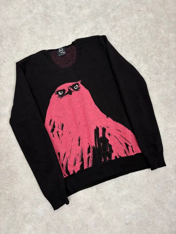 Alexander McQueen SS2013 Alexander McQueen Pink Eagle Black Sweater Size US S / EU 44-46 / 1 - 4 Thumbnail