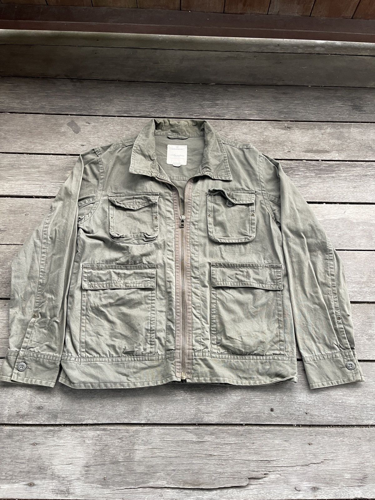Japanese Brand × Vintage ANCESTRESS NORTH SEA FULLZIPPER JACKET Size US XL / EU 56 / 4 - 1 Thumbnail