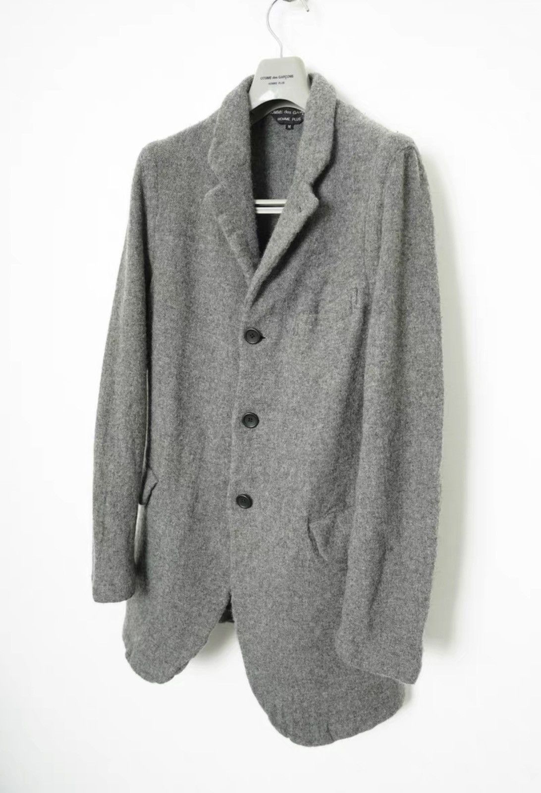 Comme des Garcons Comme des Garçons CDG Wool Artisanal Mid-Length Coat Size US M / EU 48-50 / 2 - 2 Thumbnail