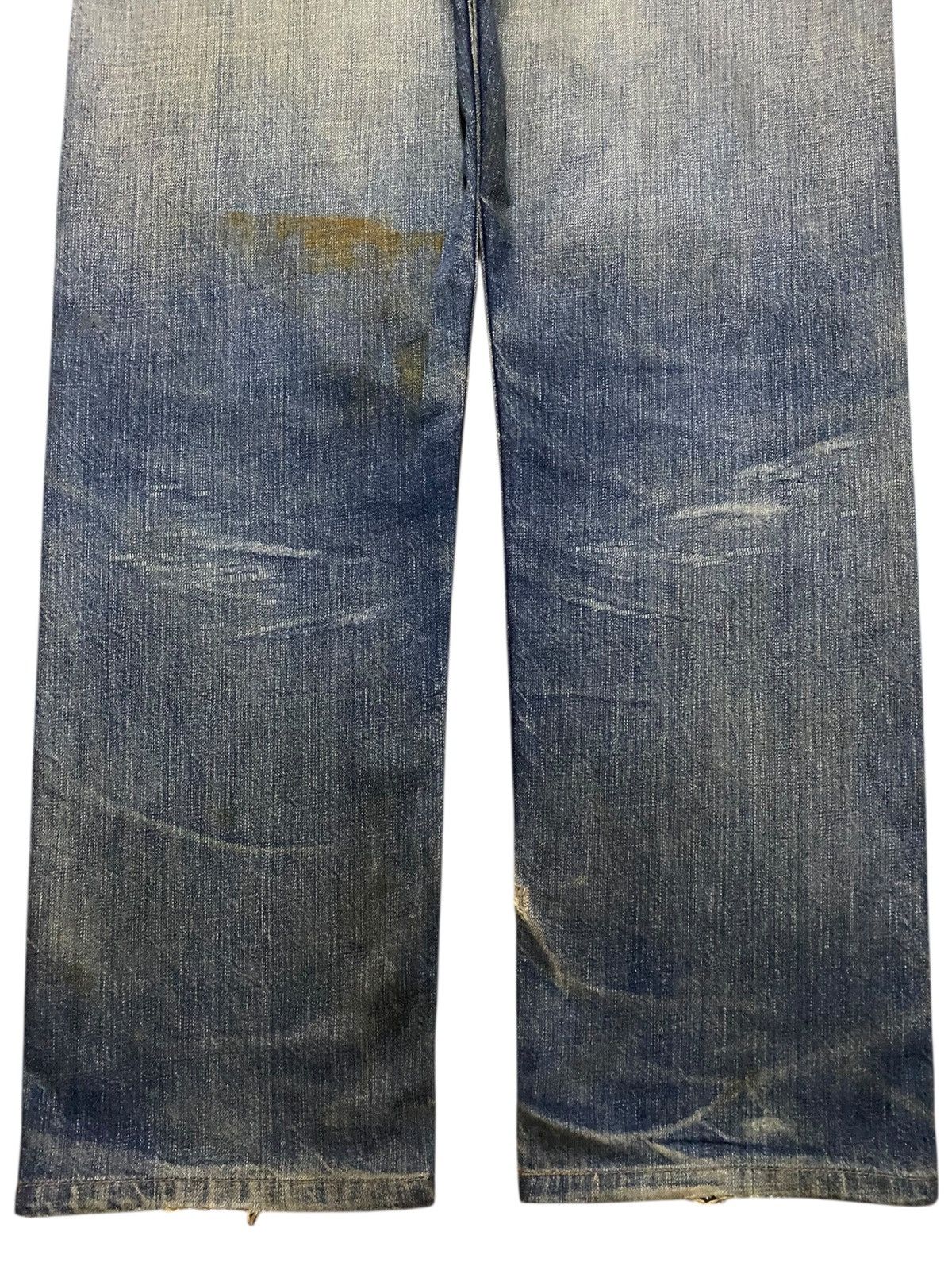 Levi's Vintage Levis 501 Mud Wash Distressed Loose Jeans Size US 30 / EU 46 - 6 Thumbnail