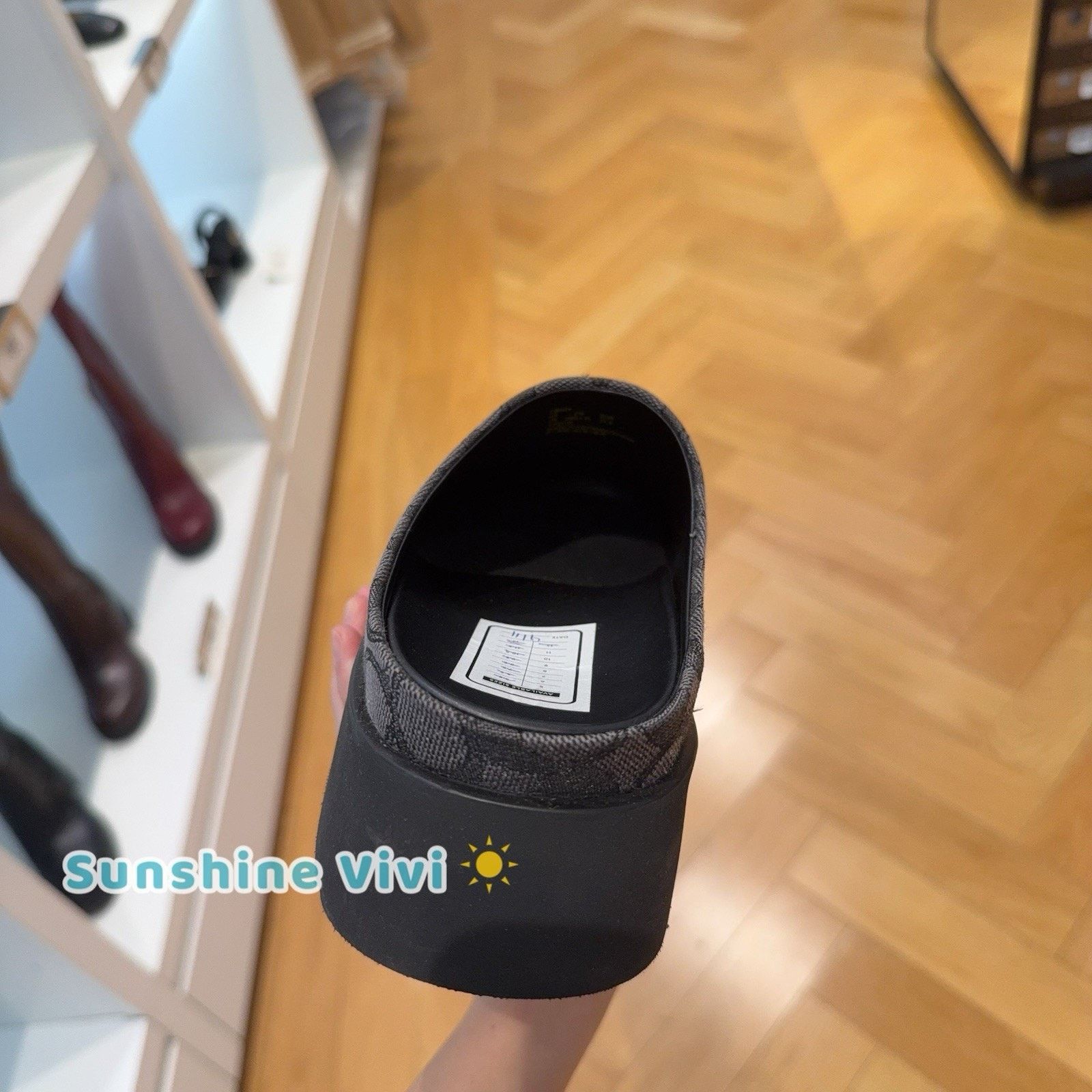 Coach NWT Coach Women's Link Mule Jacquard Charcoal CBN24 US 10 Size US 10 / IT 40 - 4 Thumbnail