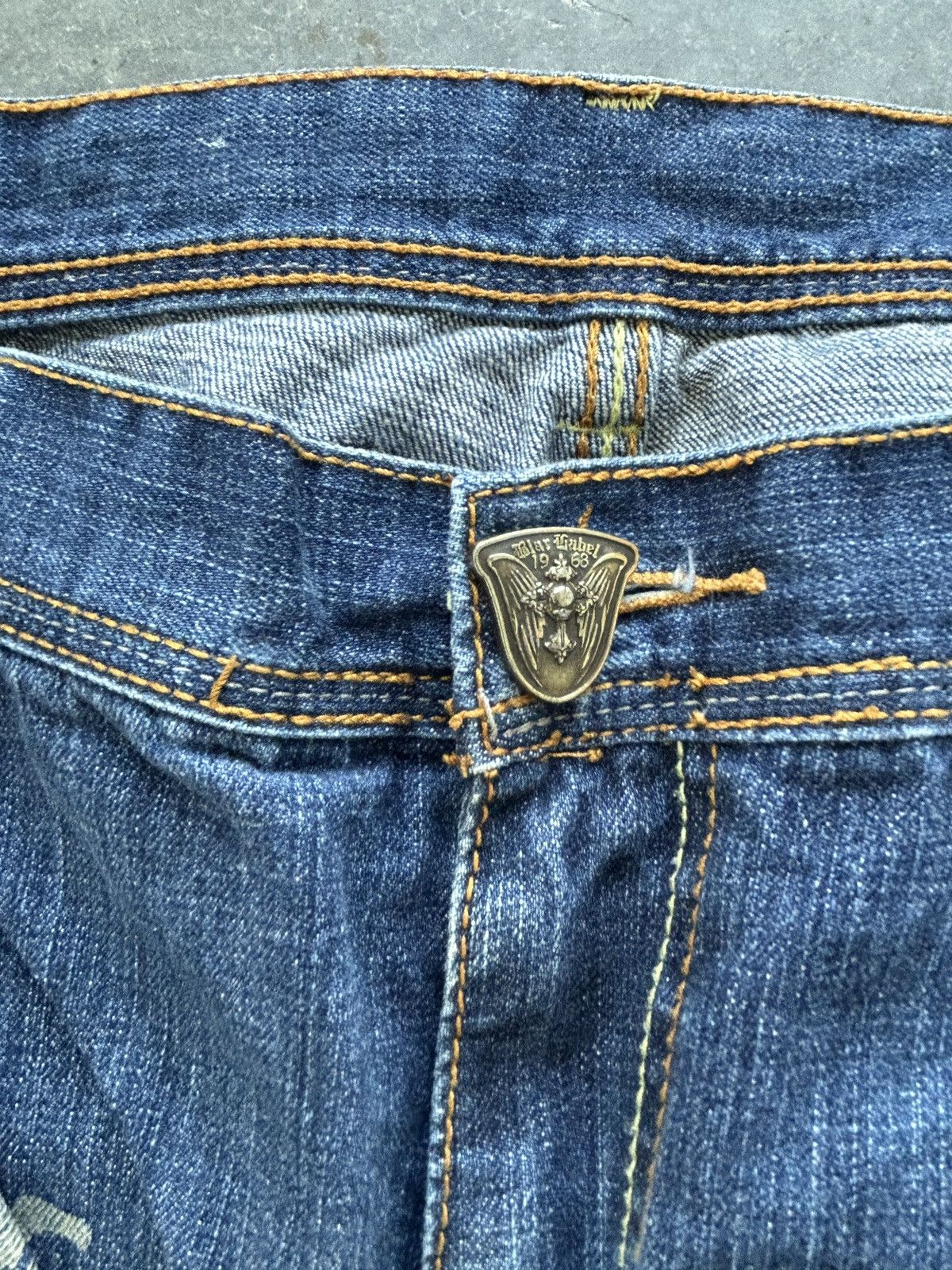 Black Label Vintage Y2K Blac Label Carpe Diem Flared Denim Size US 40 / EU 56 - 5 Thumbnail