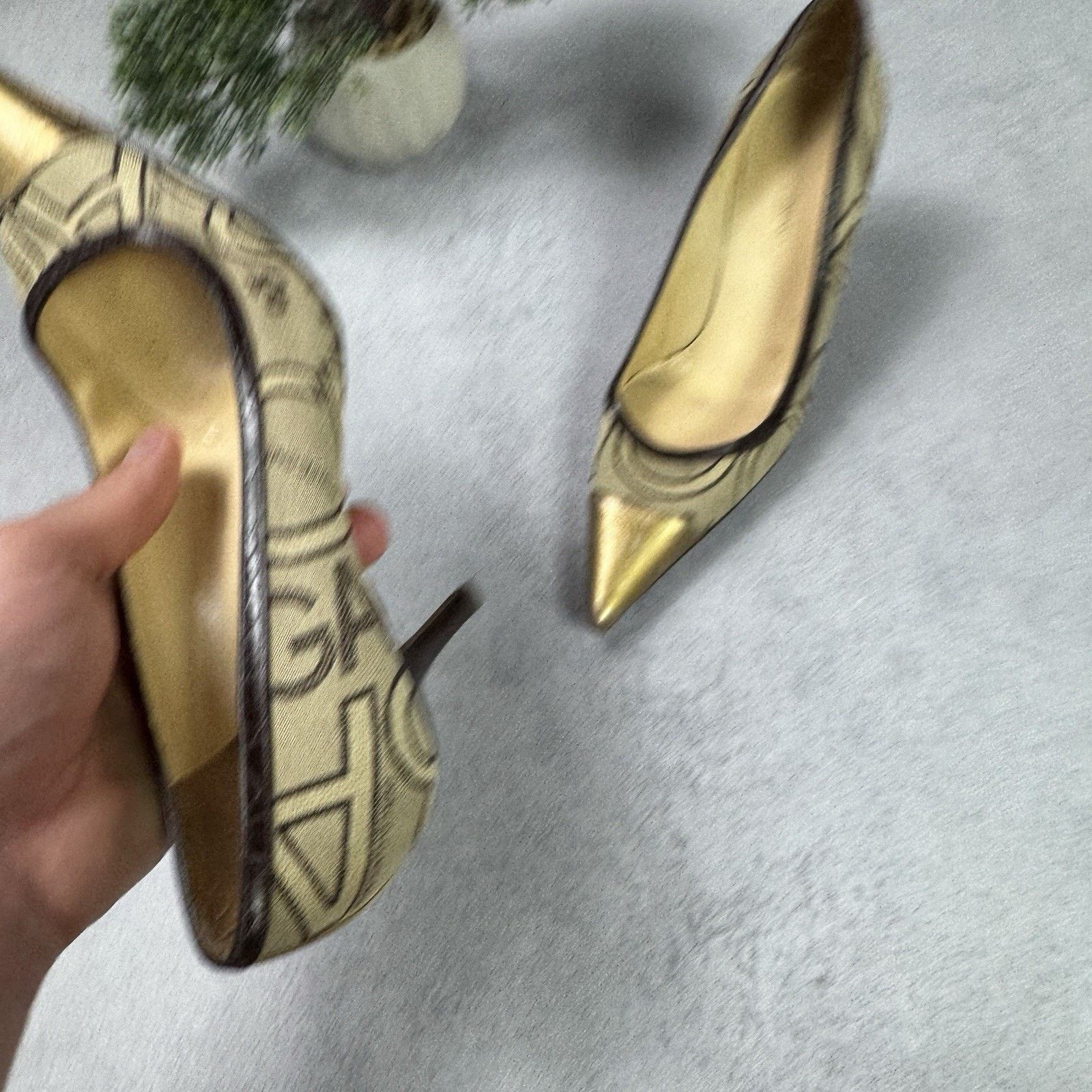 Dolce & Gabbana Dolce Gabbana Womrn Monogram Hells Pumps Size 38.5 US 8.5 Size US 8.5 / IT 38.5 - 17 Thumbnail