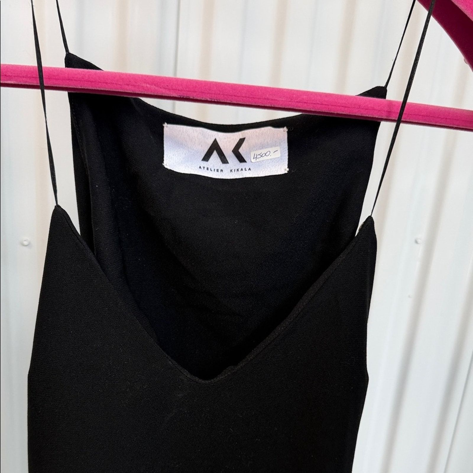 & Other Stories Atelier Kikala Elegant Black Slip Dress with gold panels S Size S / US 4 / IT 40 - 2 Thumbnail