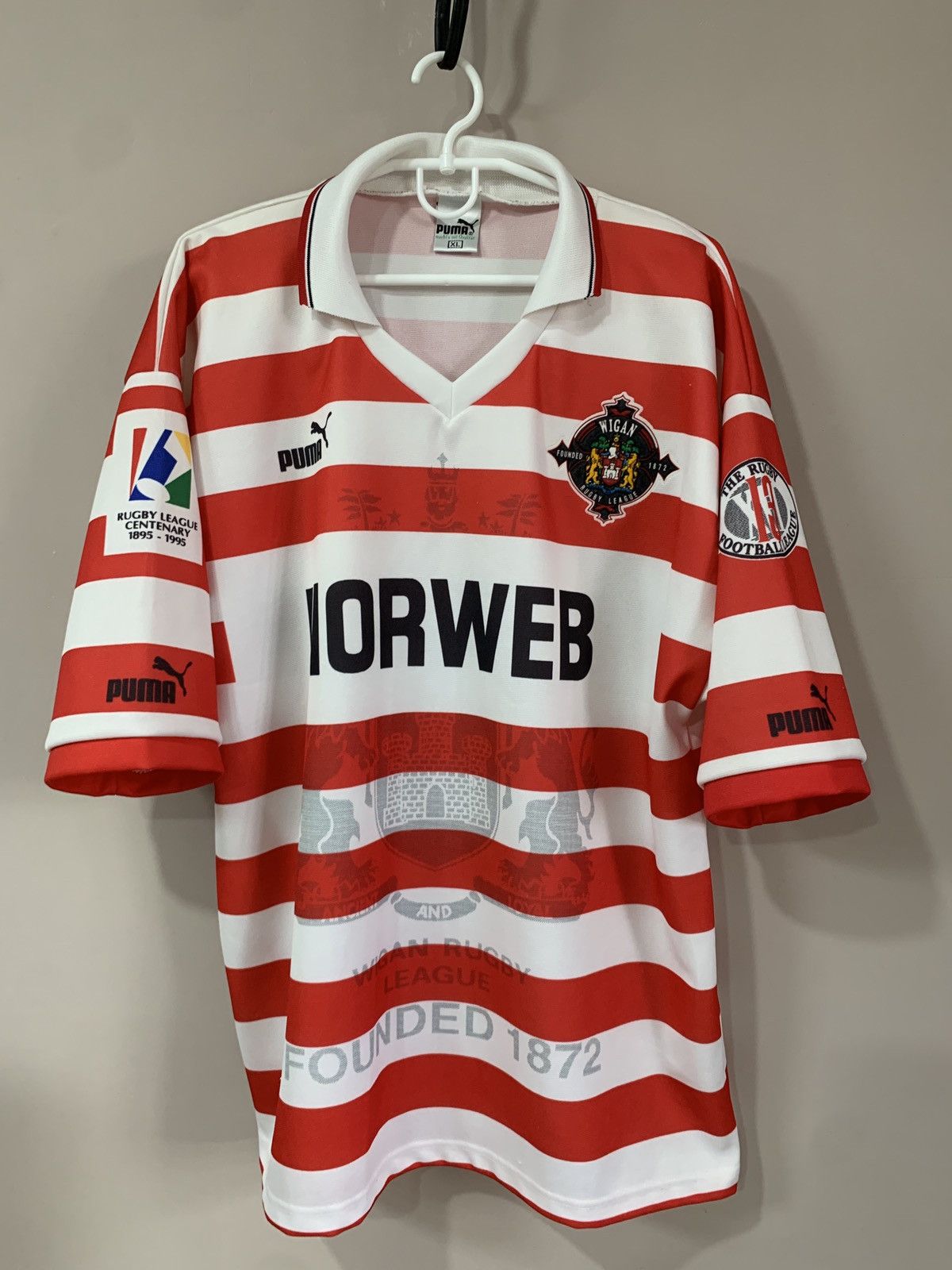 Puma × Vintage England 1995 Home Rugby League Shirt Puma Vintage Jersey XL Size US XL / EU 56 / 4 - 1 Thumbnail