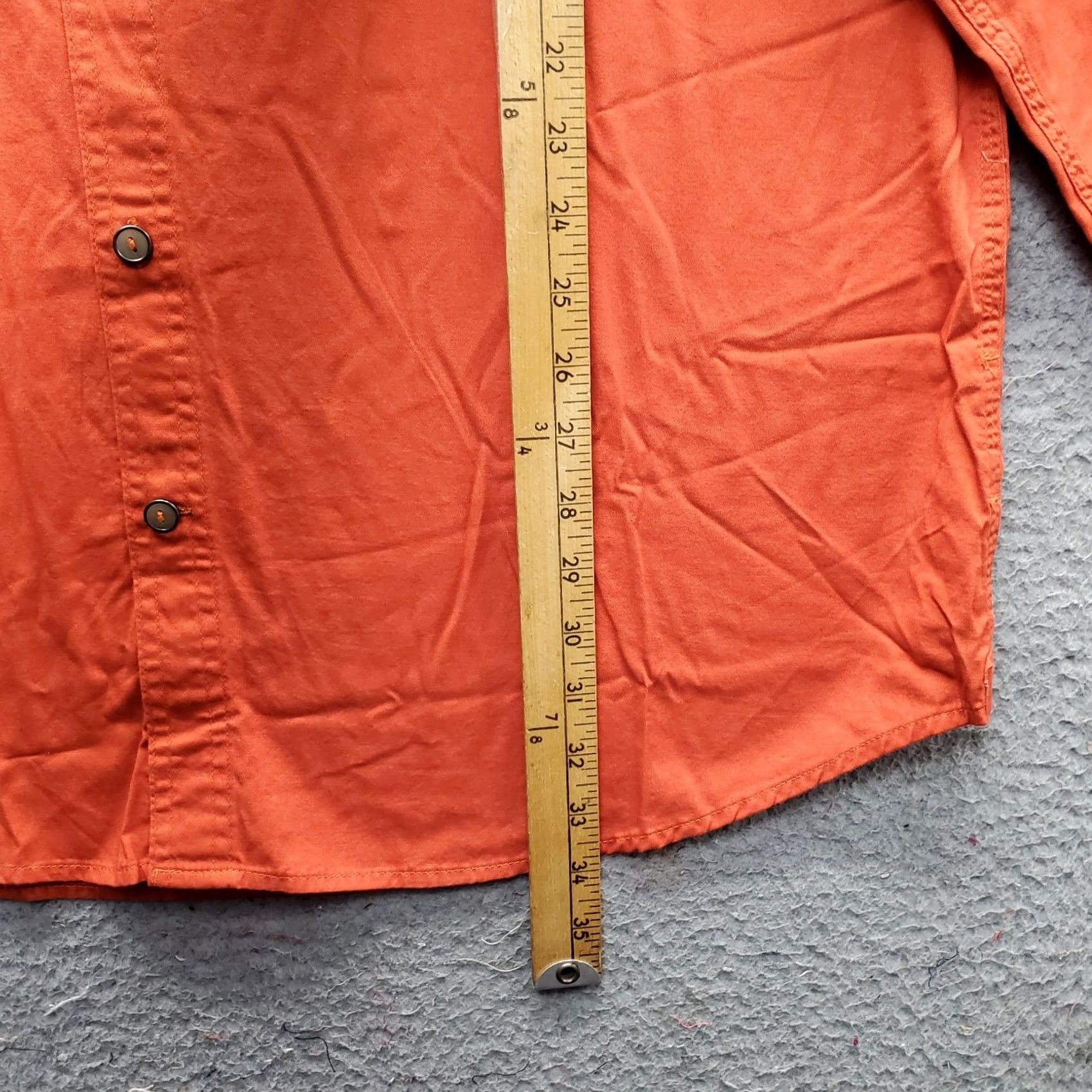 The Territory Ahead Territory Ahead Mens Orange Long Sleeve Button-Down Casual Shirt XLT Size US XL / EU 56 / 4 - 3 Thumbnail