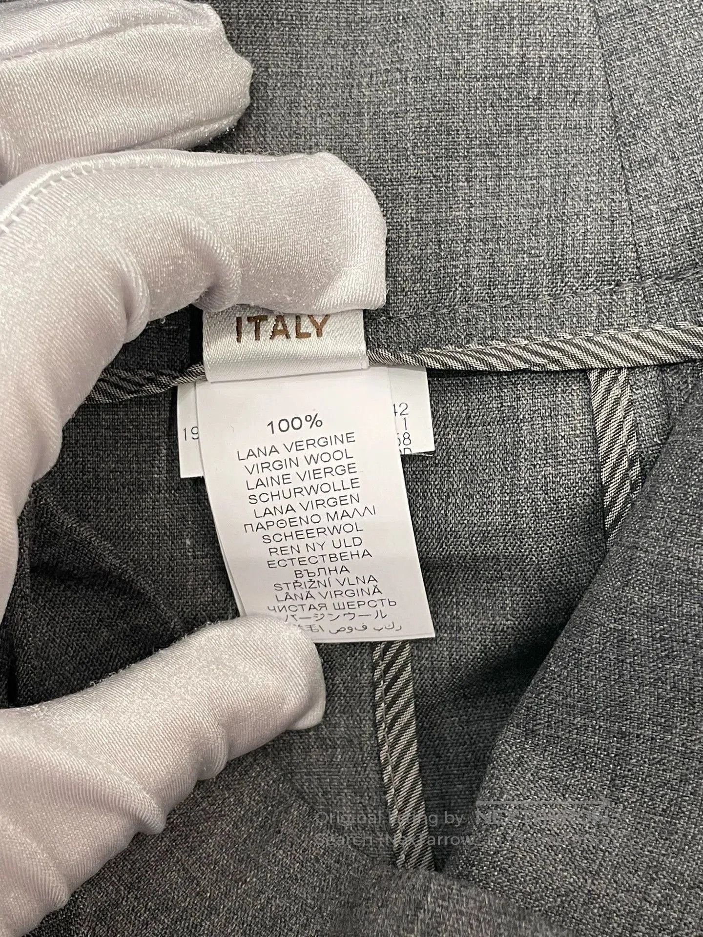 Brunello Cucinelli Brunello Cucinelli Gray Wool Casual Pants. Size US 40 / EU 56 - 7 Thumbnail