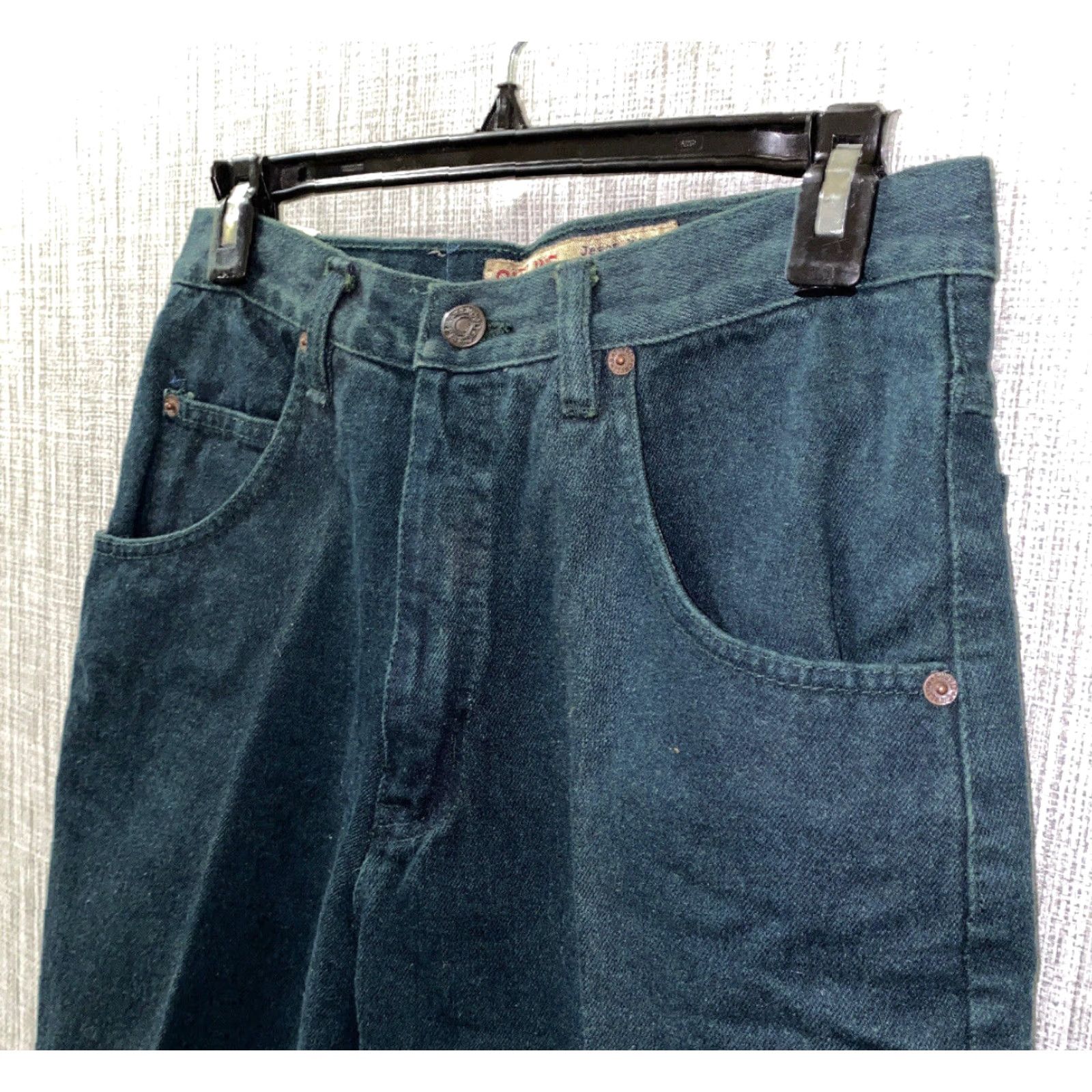 Vintage VINTAGE Cutline Jean Wear Mens Green Easy Fit Zip Fly Shorts Adult 28 Green Casual Shorts NWT 1980s Mens Size US 28 / EU 44 - 4 Thumbnail