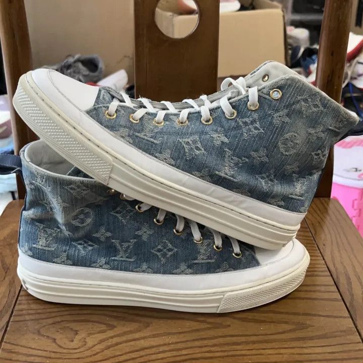 Louis Vuitton Louis Vuitton Stellar Casual Sneakers in Blue -2508 Size US 7.5 / EU 40-41 - 5 Thumbnail