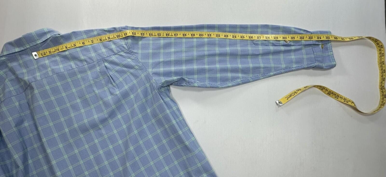 Orvis Orvis Checked Classic Fit Oxford Button Up Blue Mens XL Size US XL / EU 56 / 4 - 5 Thumbnail
