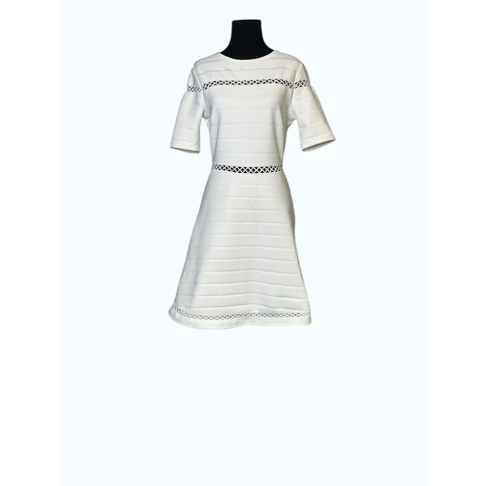 Topshop TOPSHOP white bandage skater mini dress size 6 Size M / US 6-8 / IT 42-44 - 13 Thumbnail