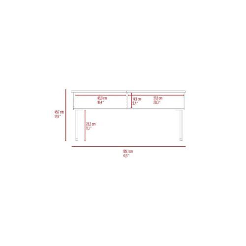 Designer × Homemade Atlanta Lift Top Coffee Table, One Shelf, Carbon Espresso / Size US L / EU 52-54 / 3 - 2 Thumbnail