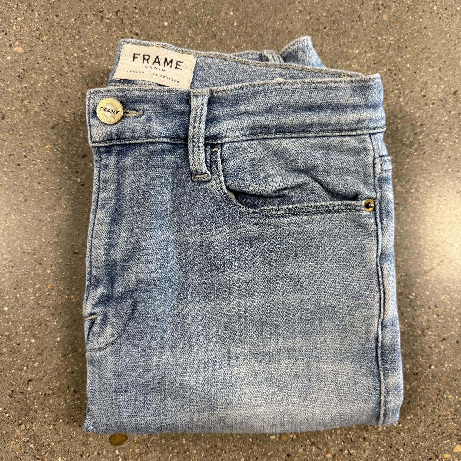 Frame Frame Denim Le High Skinny Crop Jeans Light Wash - 28 Size 28" / US 6 / IT 42 - 12 Thumbnail