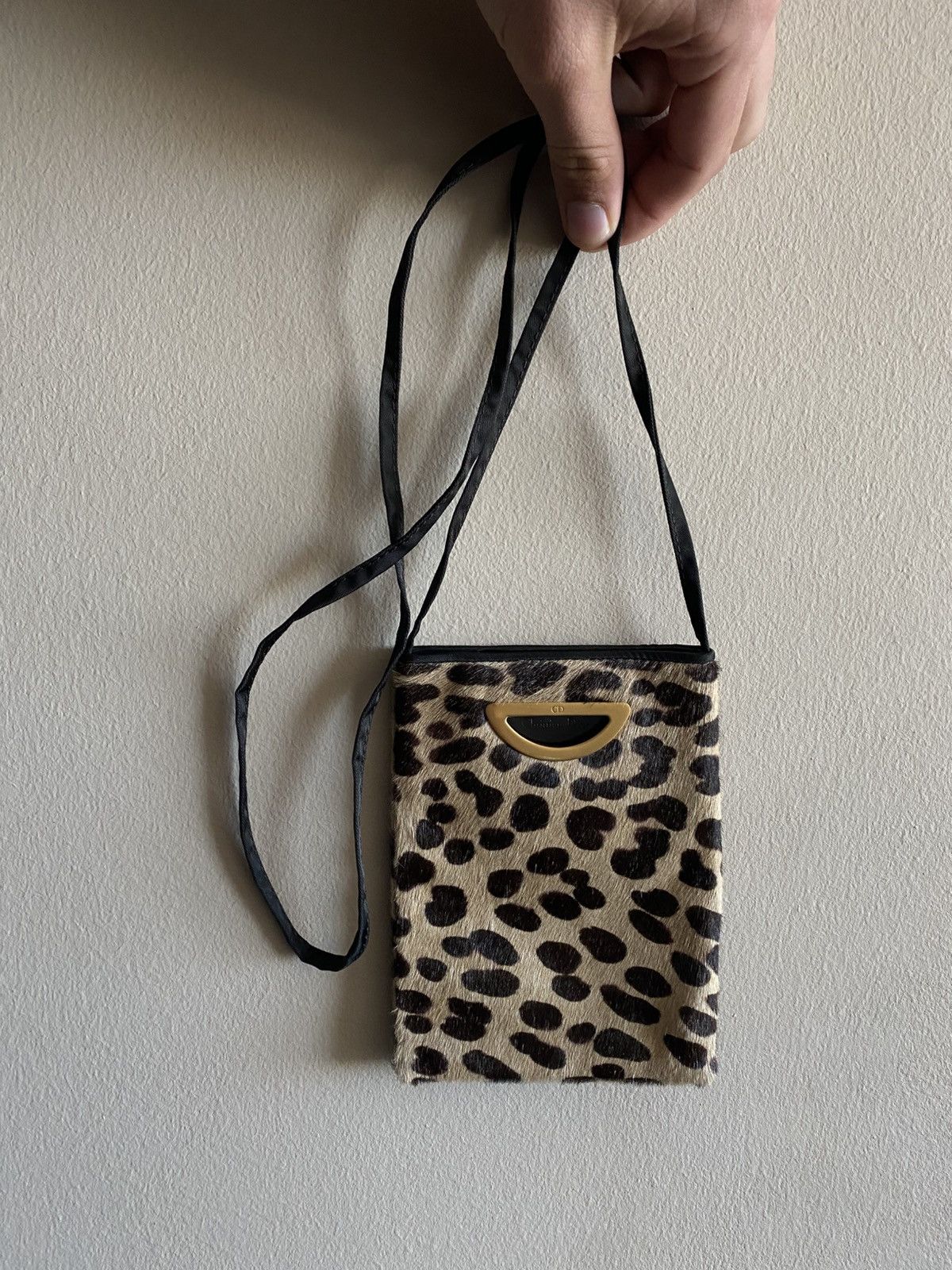 Christian Dior Monsieur Vintage Christian Dior Cow Hair Mini Crossbody Bag Size ONE SIZE - 1 Thumbnail