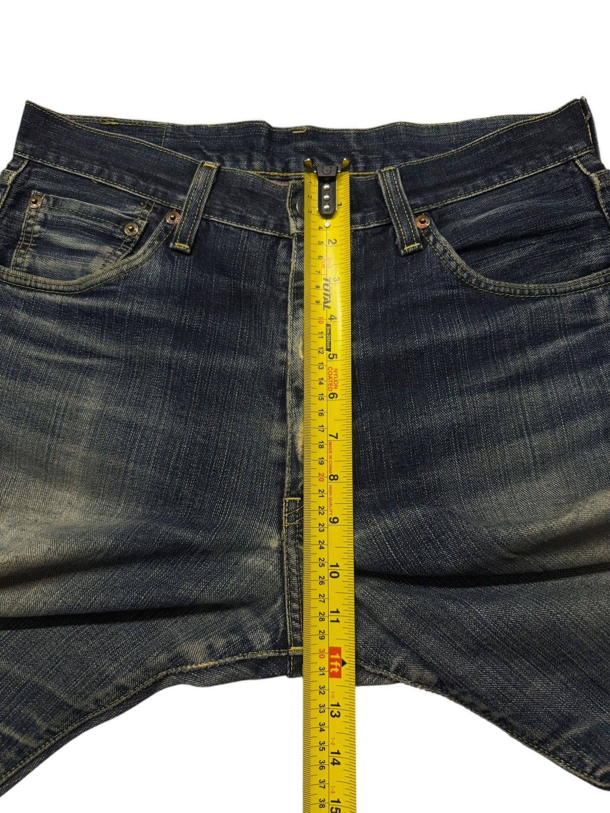 Japanese Brand Vintage 00s Acoustic Japanese Selvedge Denim Jeans | W31 Size US 31 - 19 Thumbnail