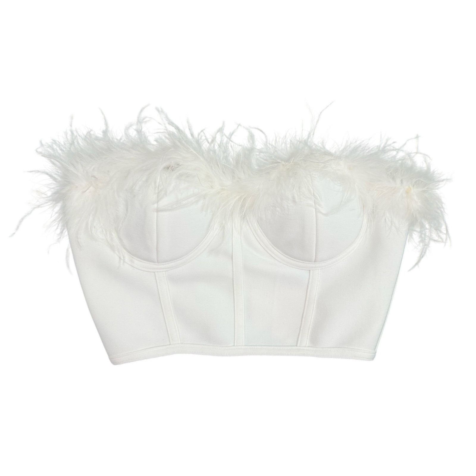 superdown Superdown Ramona Bustier Top in White, Size XS Size XS / US 0-2 / IT 36-38 - 3 Thumbnail