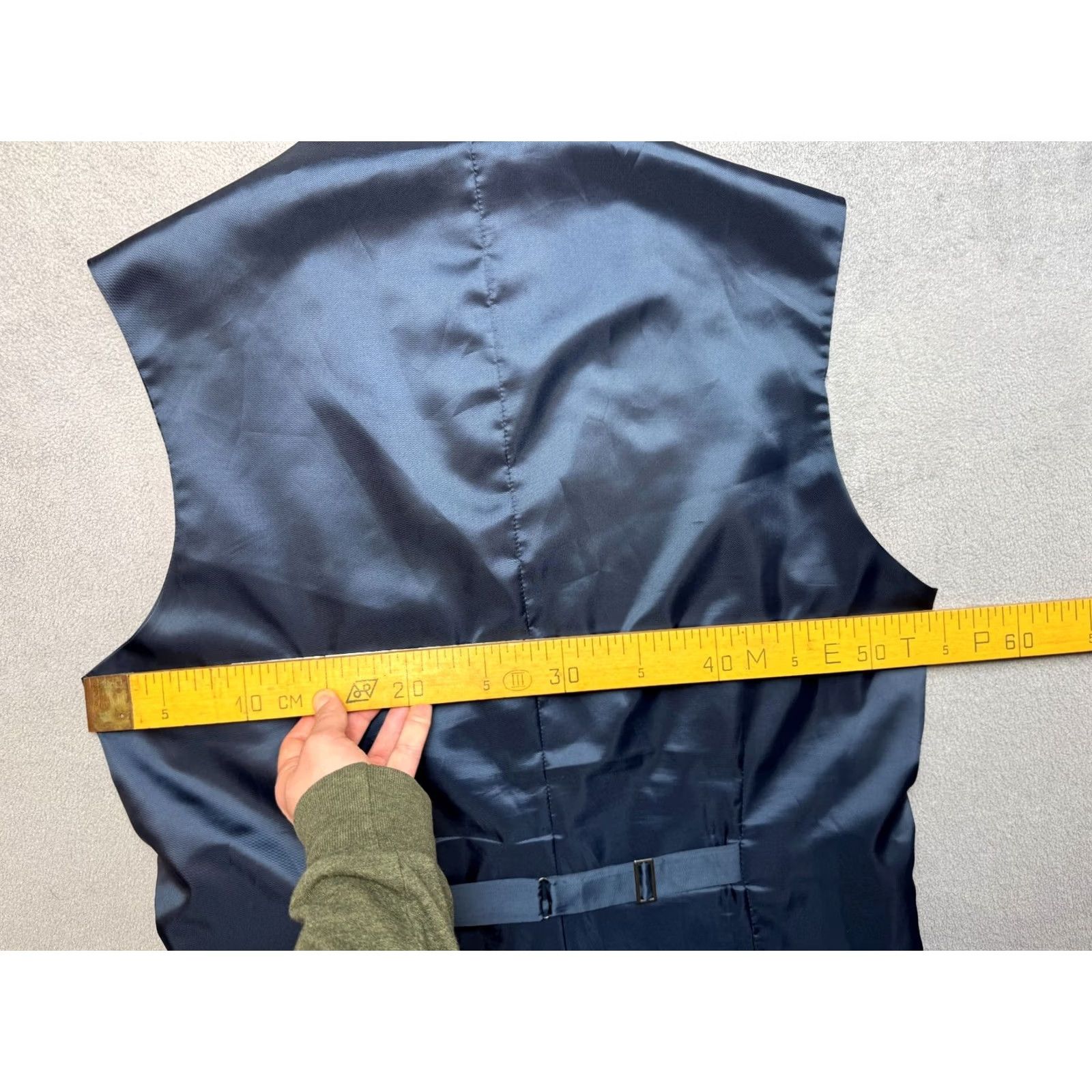 Vintage Racing Green Vest Waistcoat Mens size 42in Gray Wool Blend Size US XS / EU 42 / 0 - 7 Thumbnail