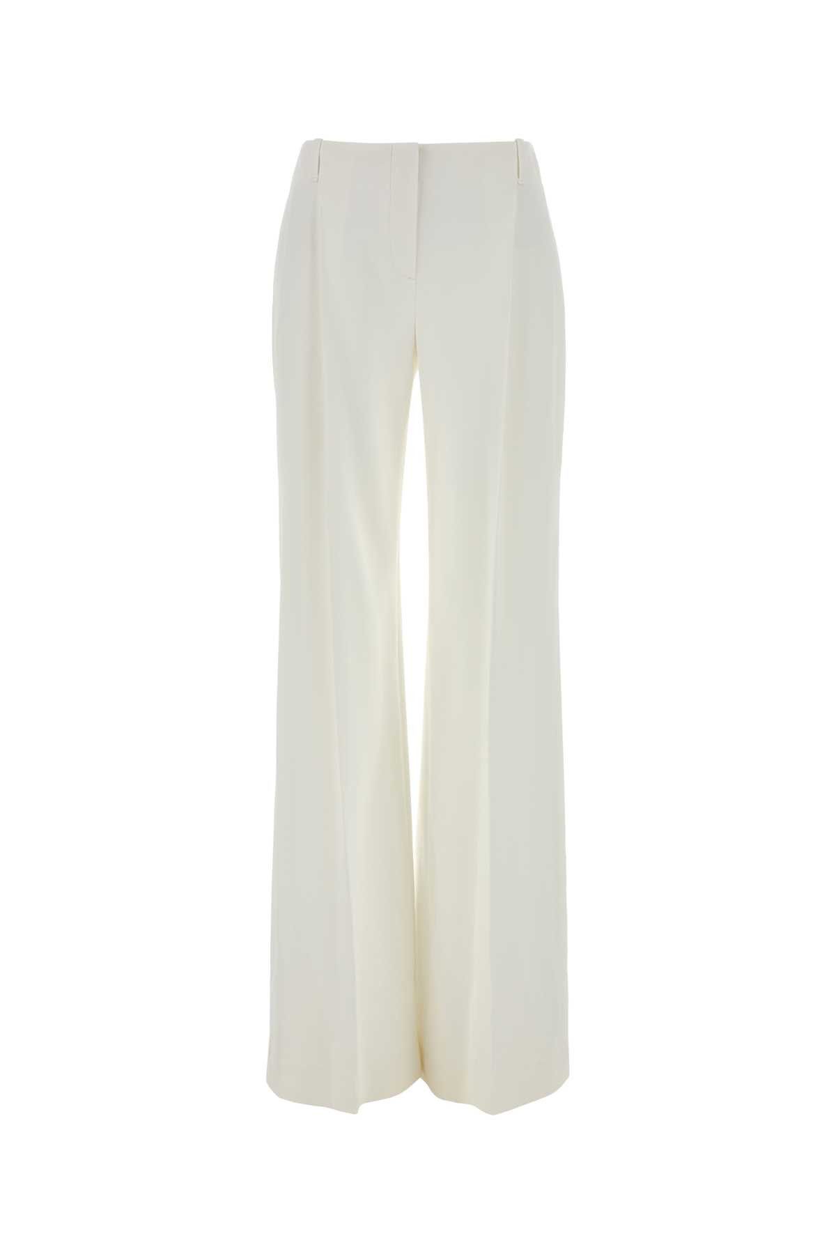 Ermanno Scervino White Crepe Palazzo Pant Size 28" / US 6 / IT 42 - 1 Thumbnail