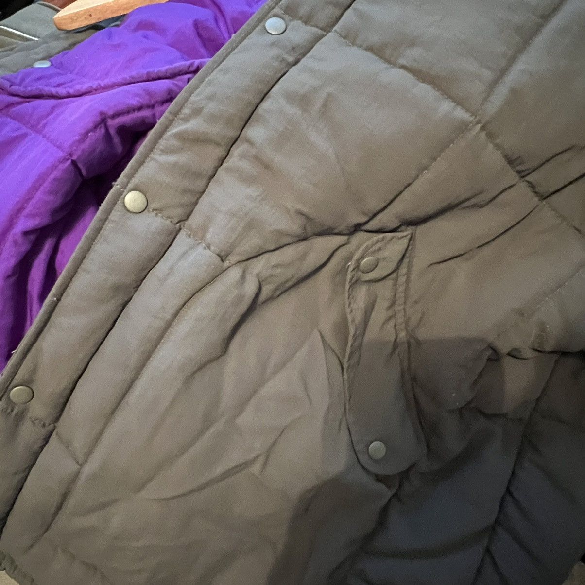 18 East 18 East Essex Padded Parka - L - Grey / Purple Size US L / EU 52-54 / 3 - 6 Thumbnail