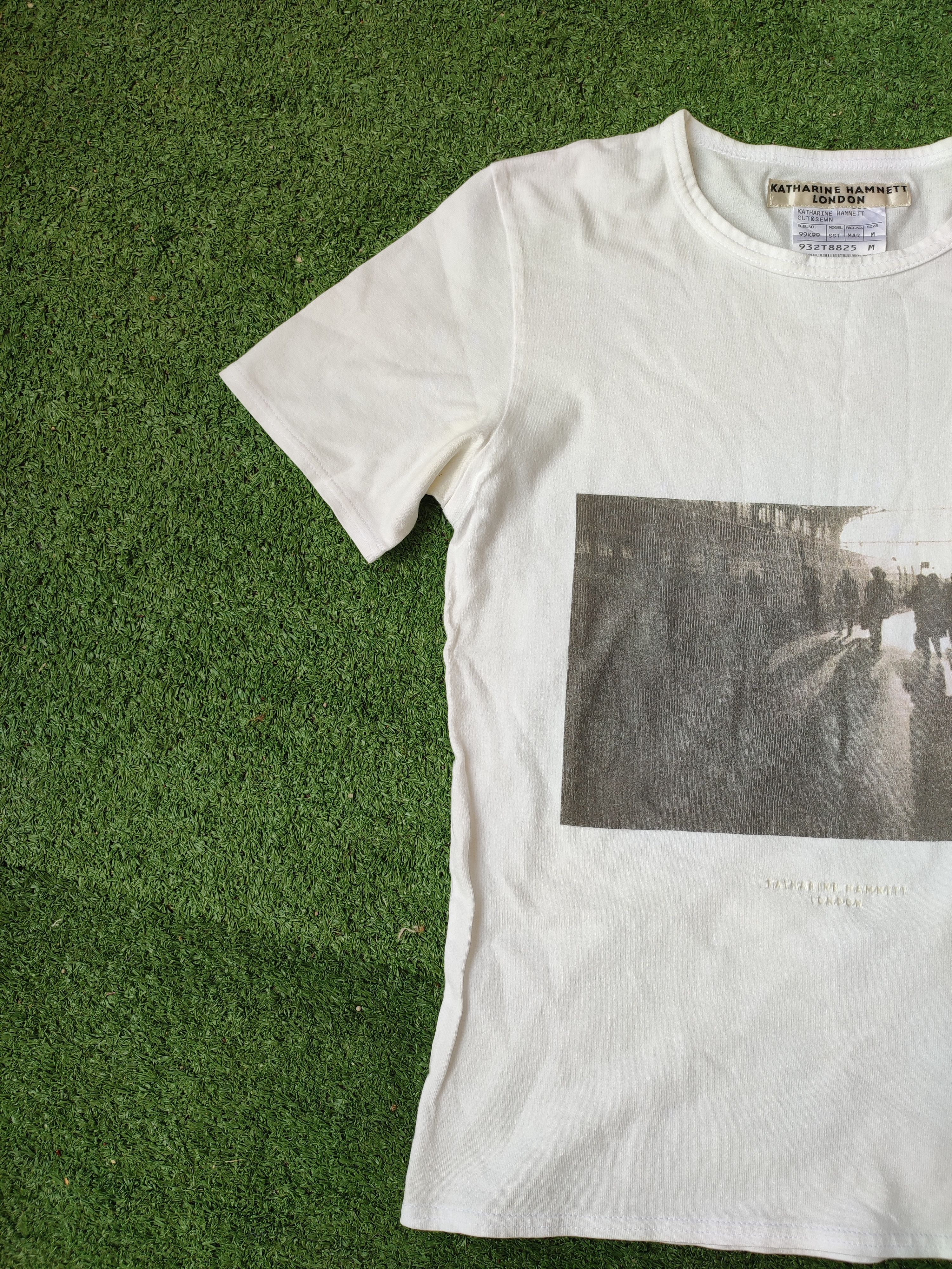 Katharine Hamnett London Vtg Katharine Hamnett London Tees Size US M / EU 48-50 / 2 - 2 Thumbnail