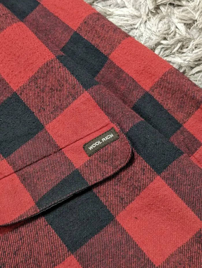 Woolrich Woolen Mills Vintage Woolrich Woolen Mills Checkered Wool Flannel Jacket Size US L / EU 52-54 / 3 - 6 Thumbnail
