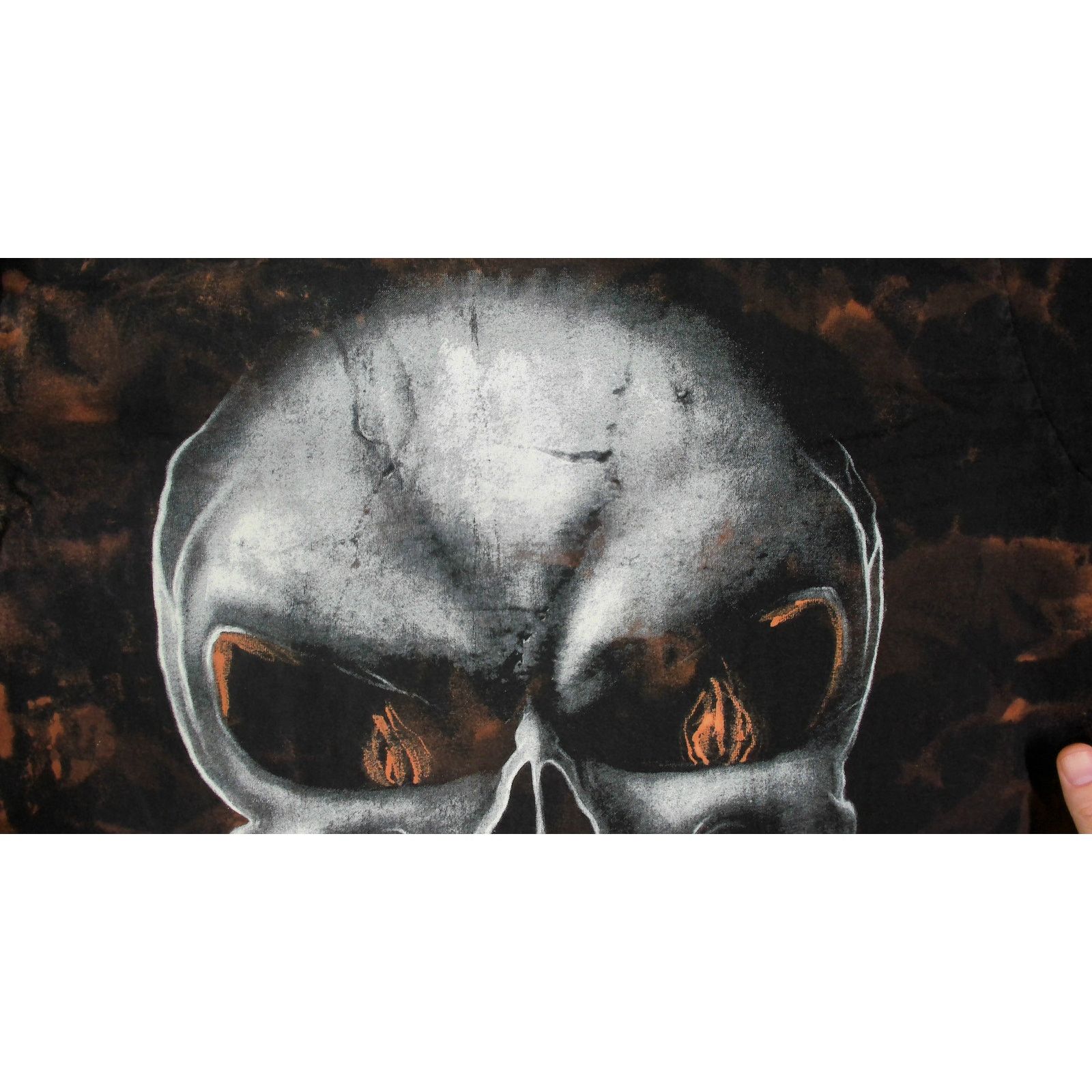 Vintage 1-of-1 Custom Bleach Punisher Skull Y2K Grunge Tee Large Size US L / EU 52-54 / 3 - 6 Thumbnail