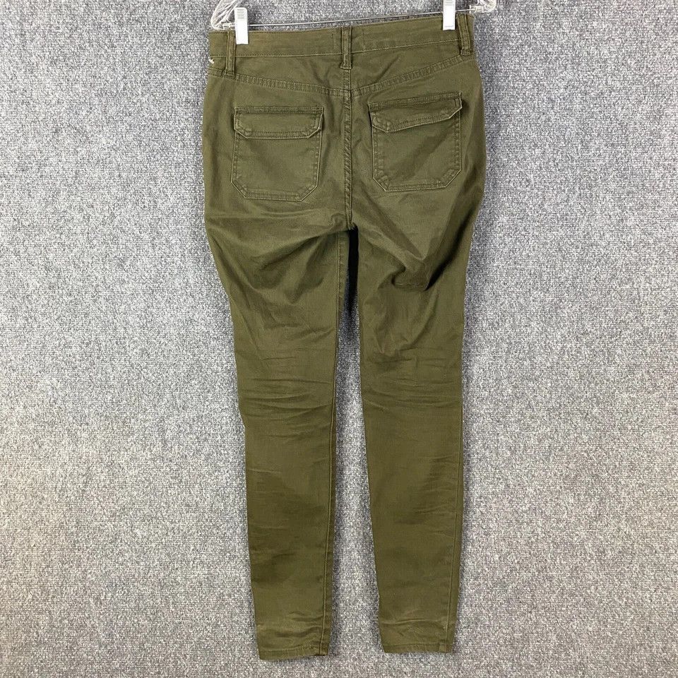 William Rast William Rast Jeans Juniors 27 Green Stretch Cotton Mid Rise Size 30" / US 8 / IT 44 - 6 Thumbnail